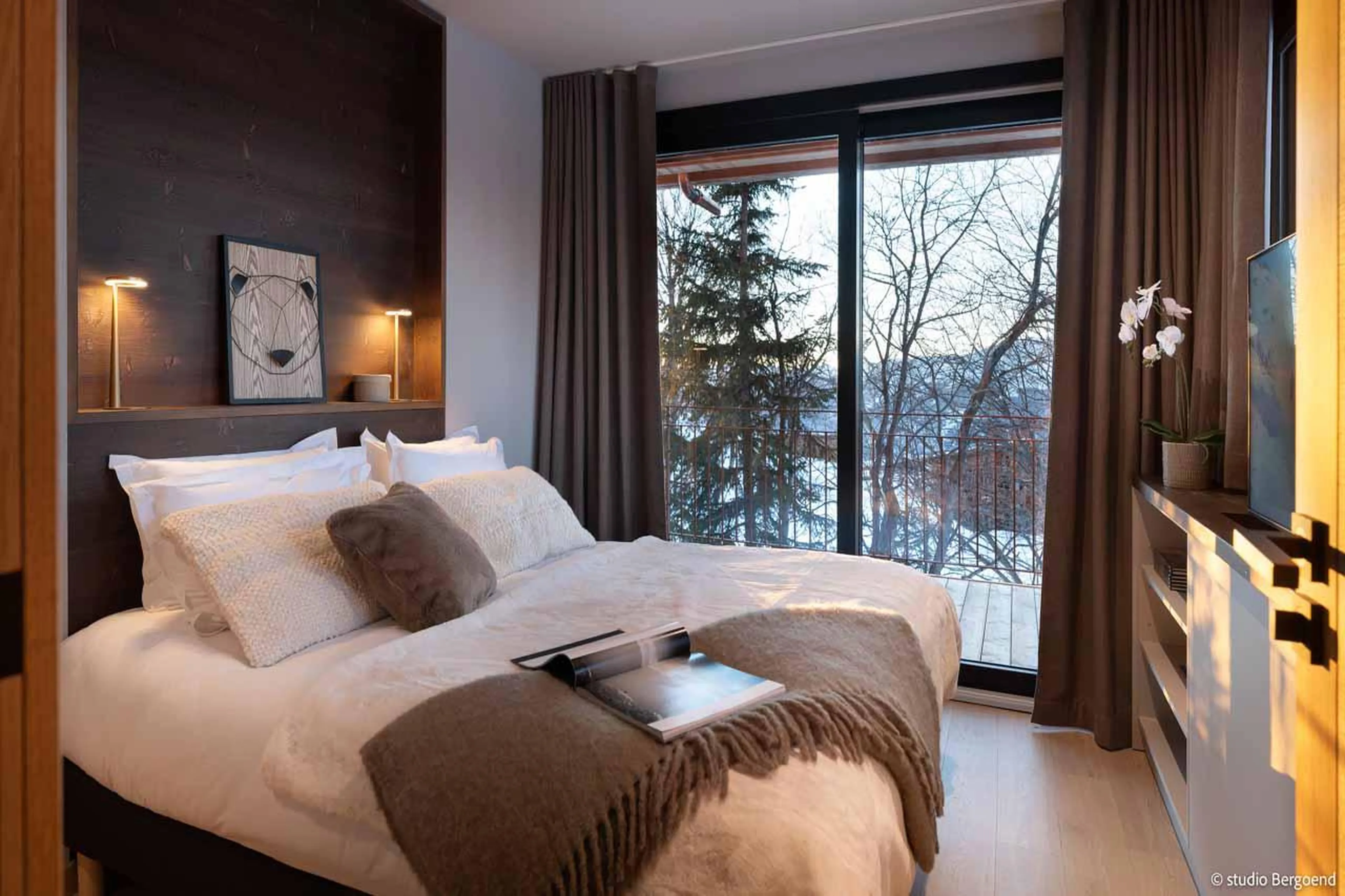 Bedroom four at Chalet Arc 1838 - Mille 8 in Les Arcs