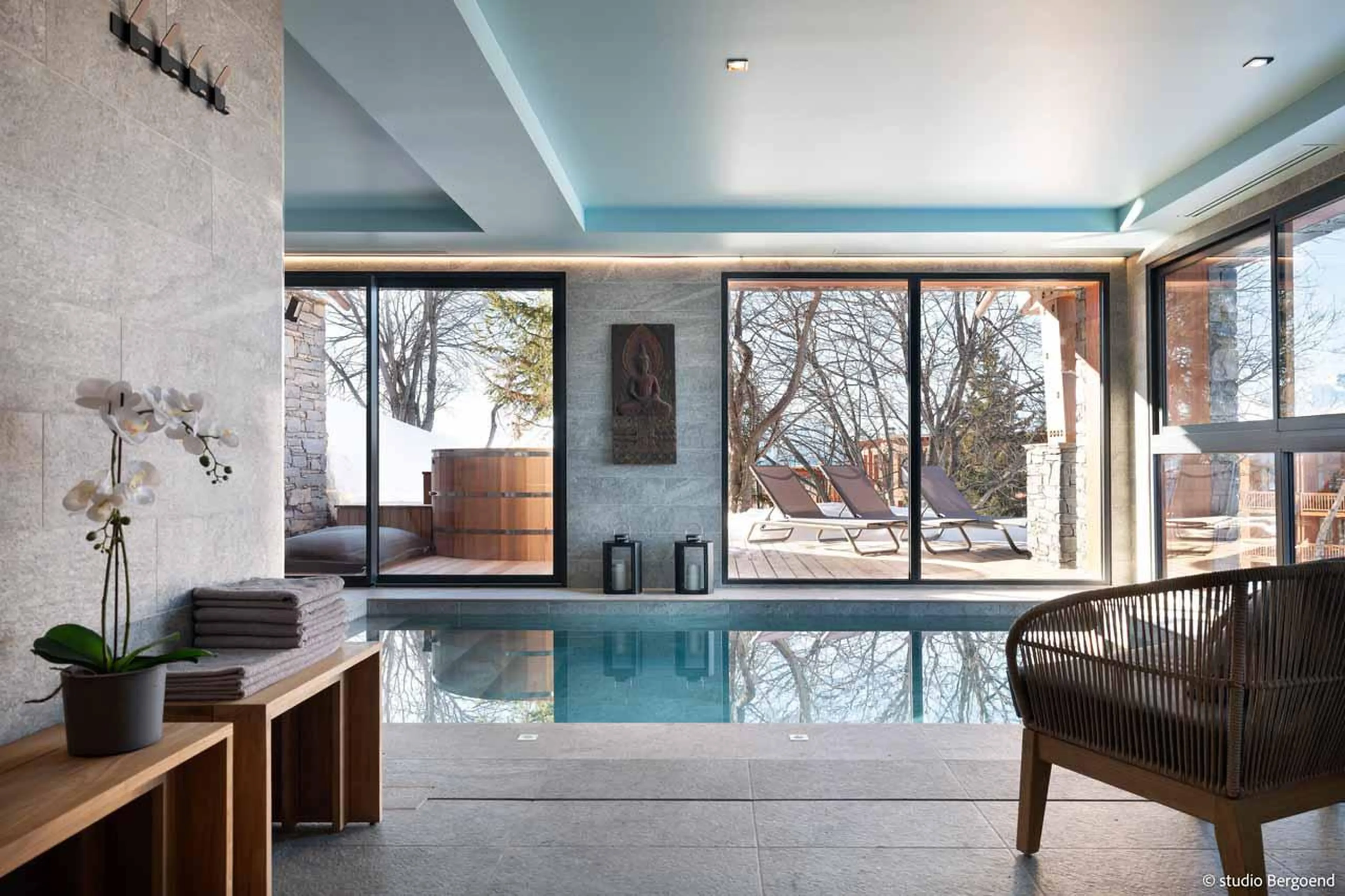 Heated pool with Chalet Arc 1838 - Mille 8 in Les Arcs