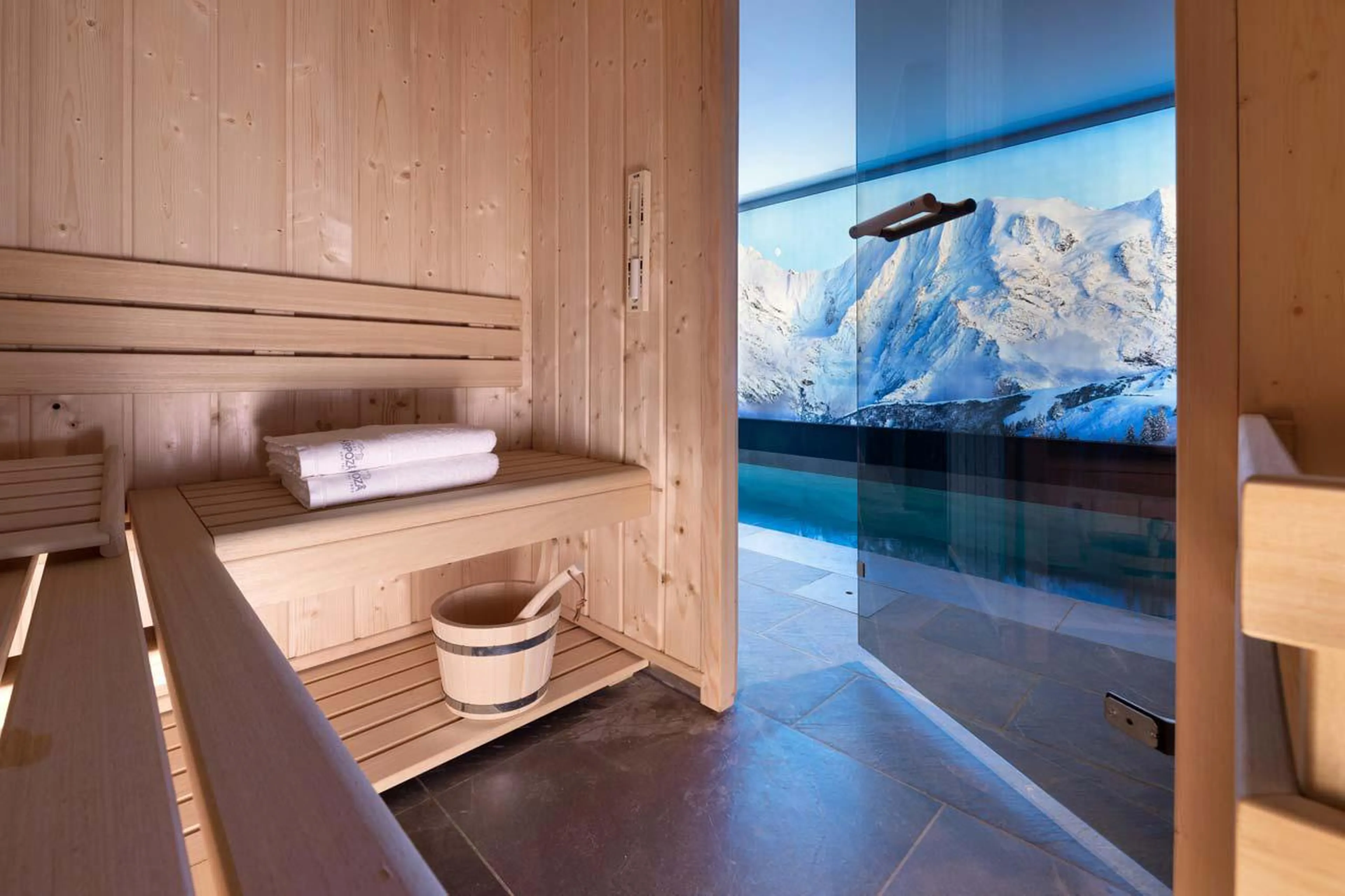Sauna at Chalet Arpoza in Les Arcs