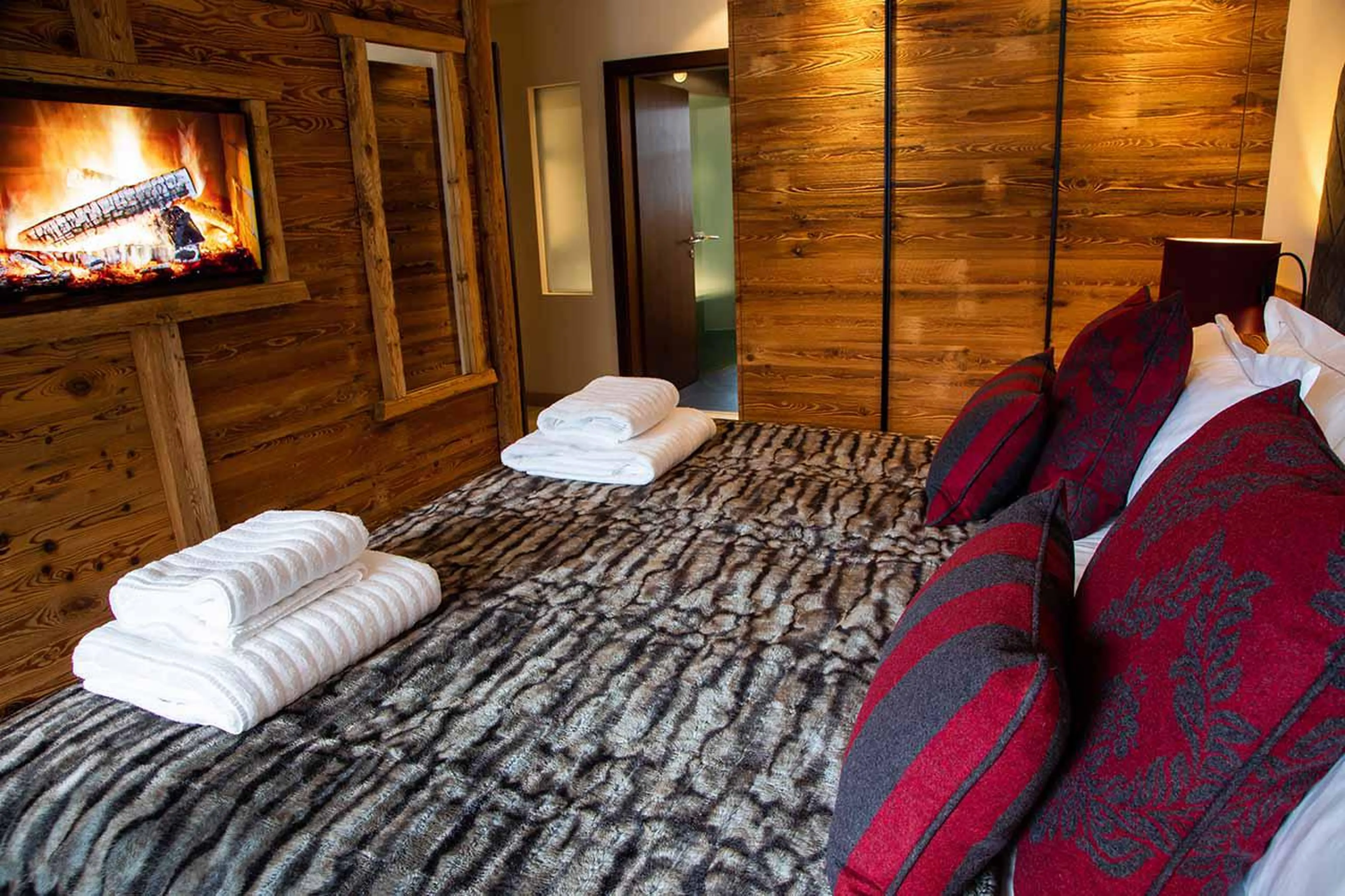 Bedroom three at Chalet Artemis in St Anton
