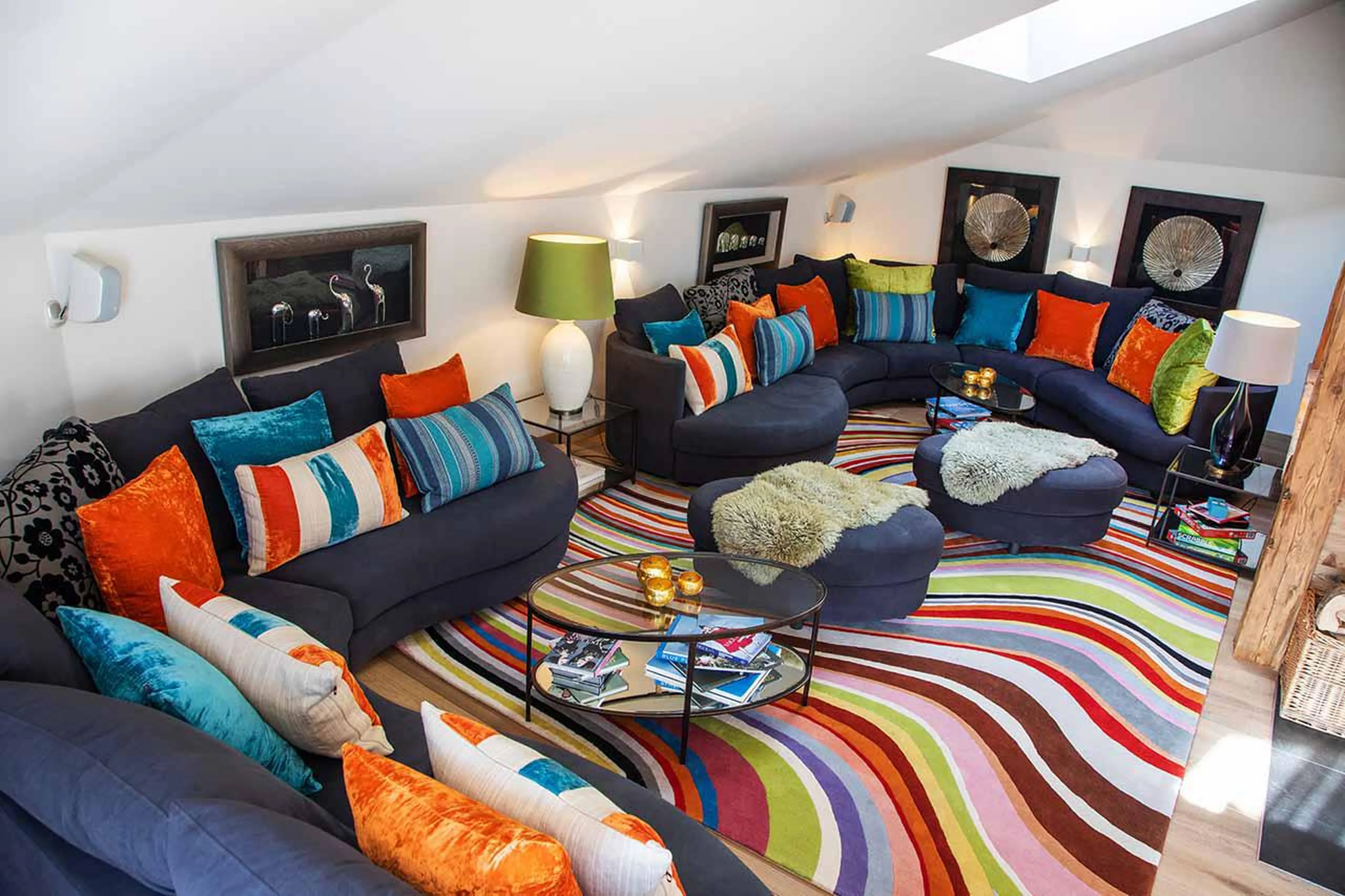 Living room at Chalet Artemis in St Anton