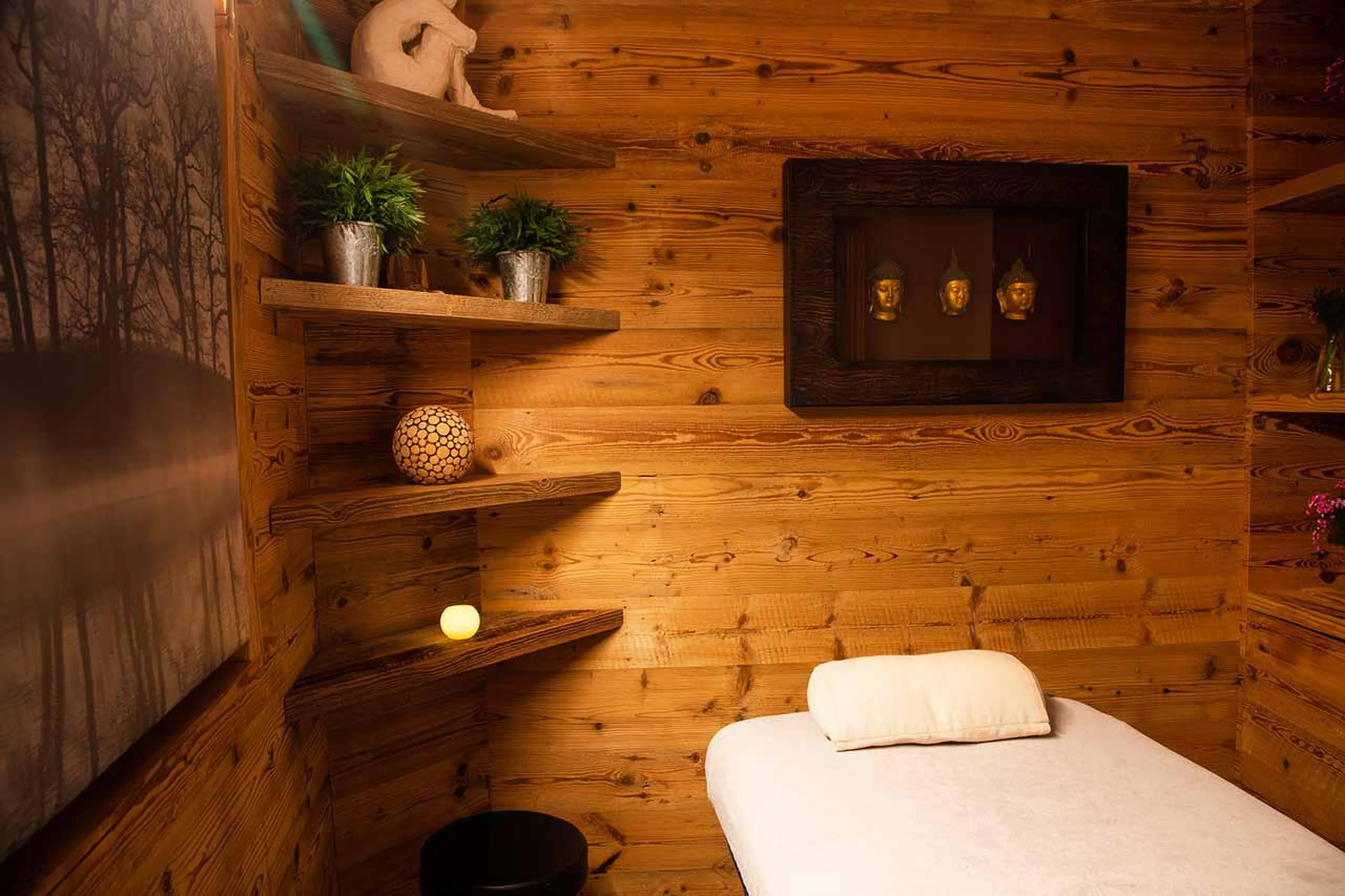 Massage room at Chalet Artemis in St Anton