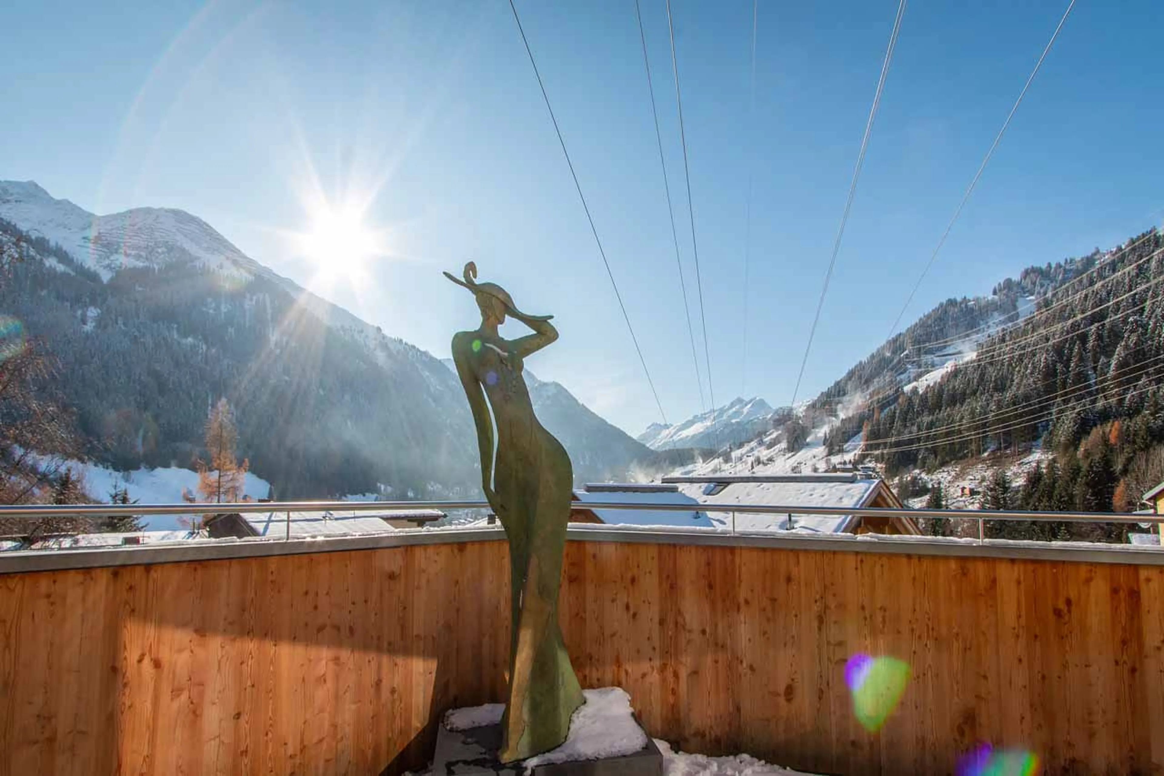 Terrace at Chalet Artemis in St Anton
