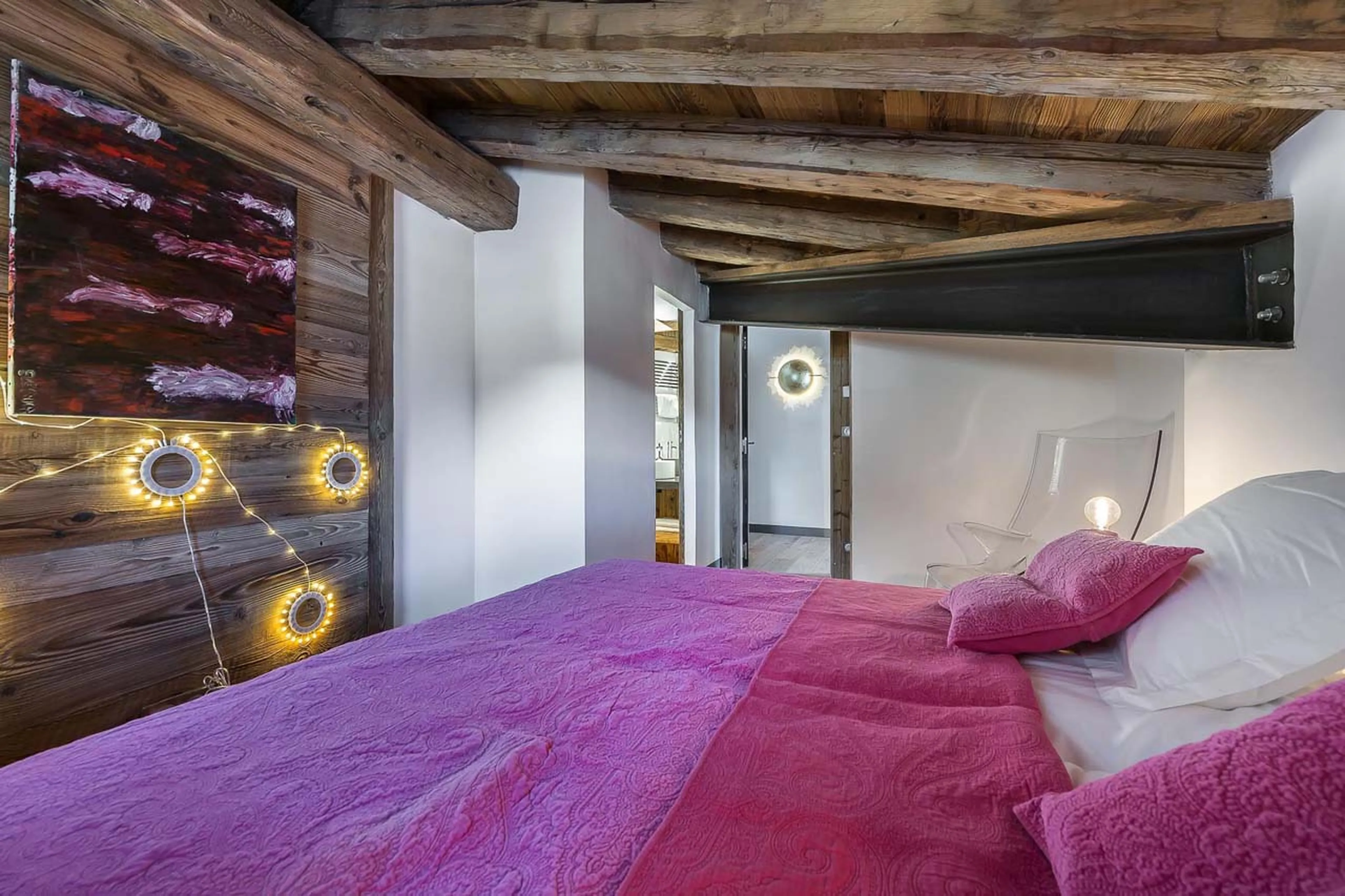 Bedroom five at Chalet Artemis in Val d'Isere