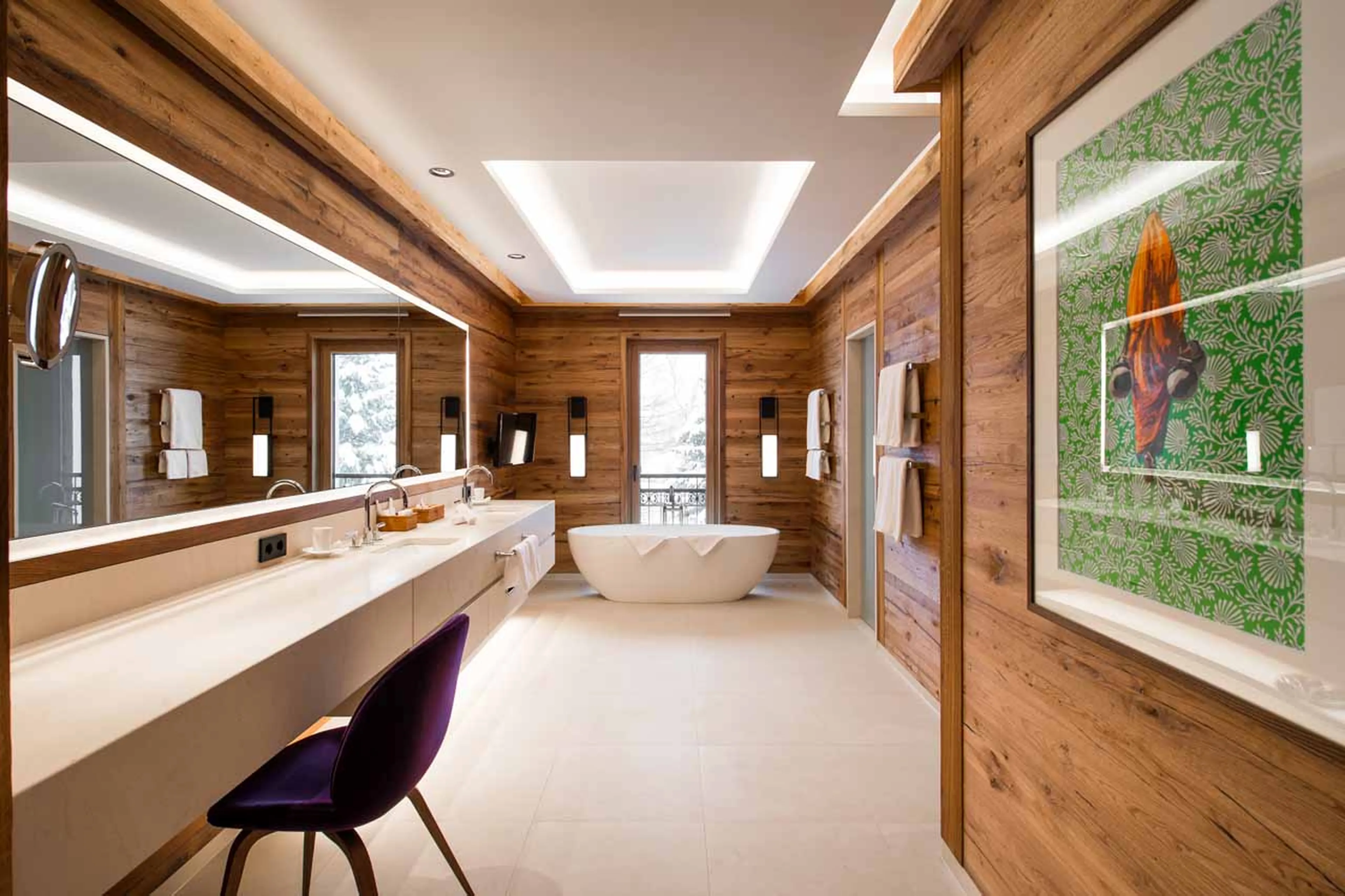 Bathroom one at Chalet Arula 1 in Lech