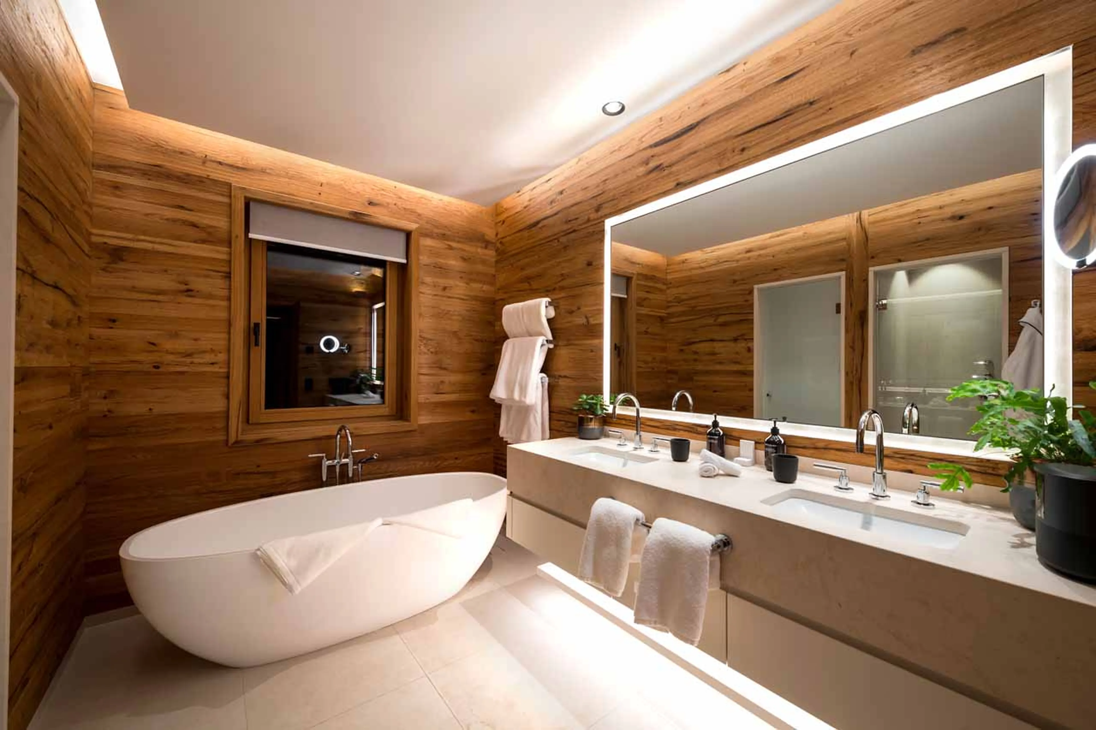 Bedroom one at Chalet Arula 2 in Lech