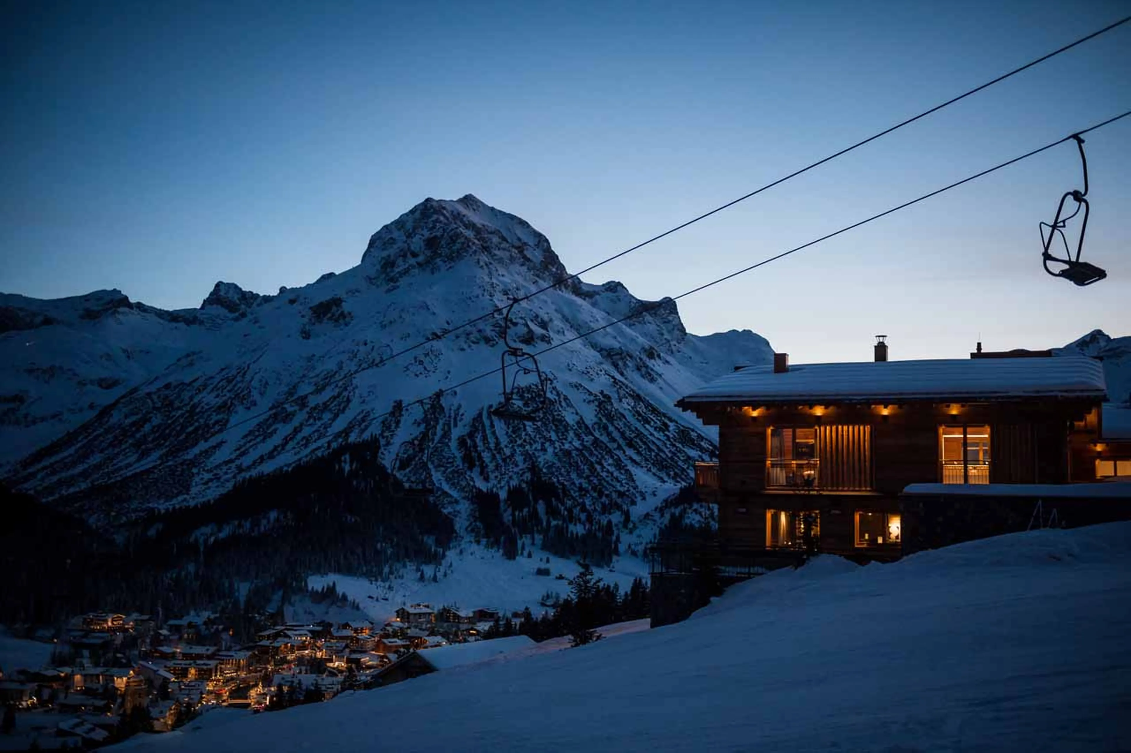 Exterior of Chalet Arula 2 in Lech