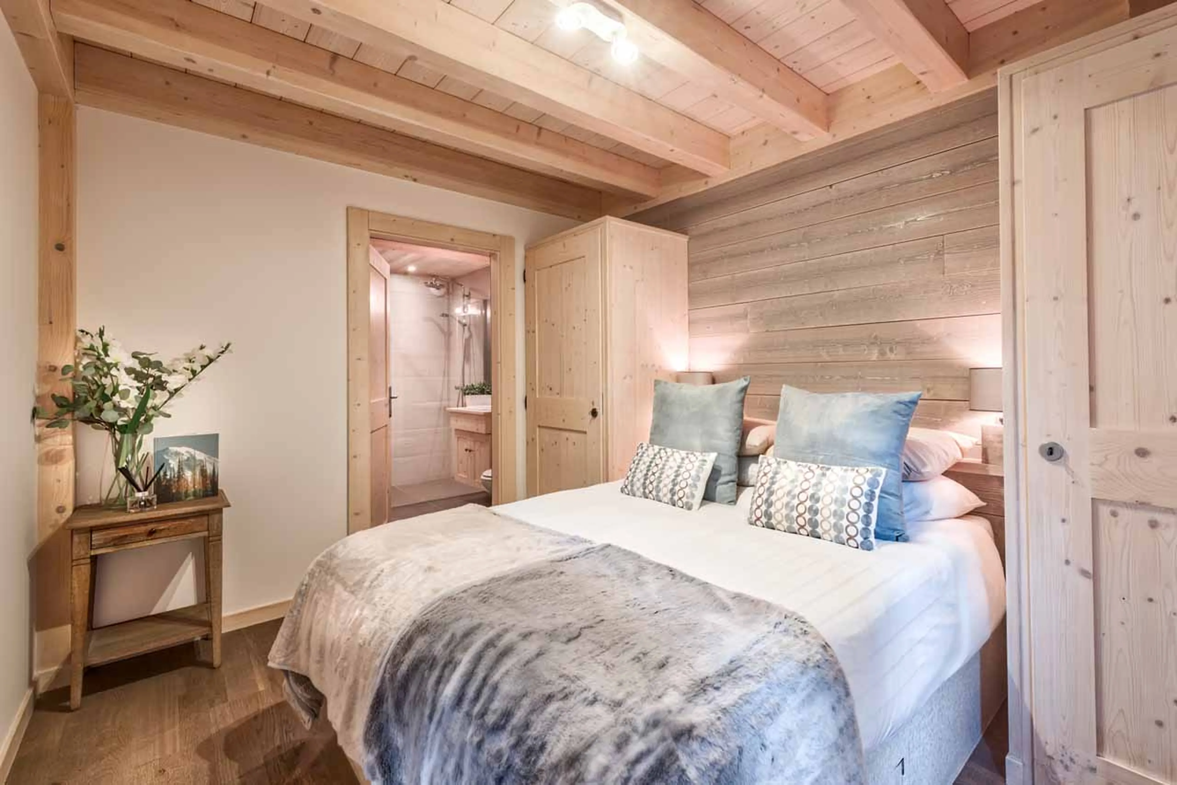 Bedroom five at Chalet Aubois in Morzine