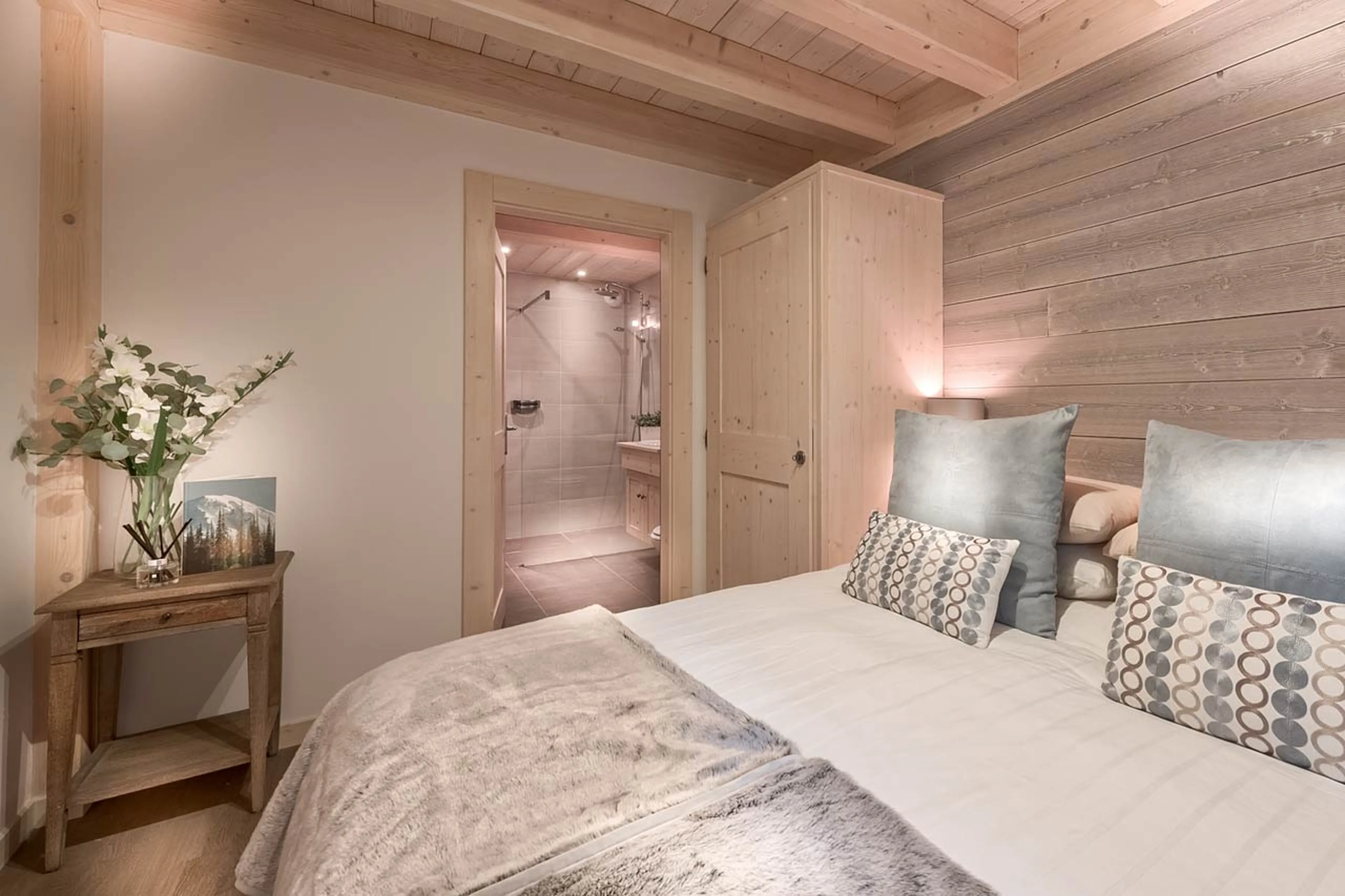 Shower room at Chalet Aubois in Morzine