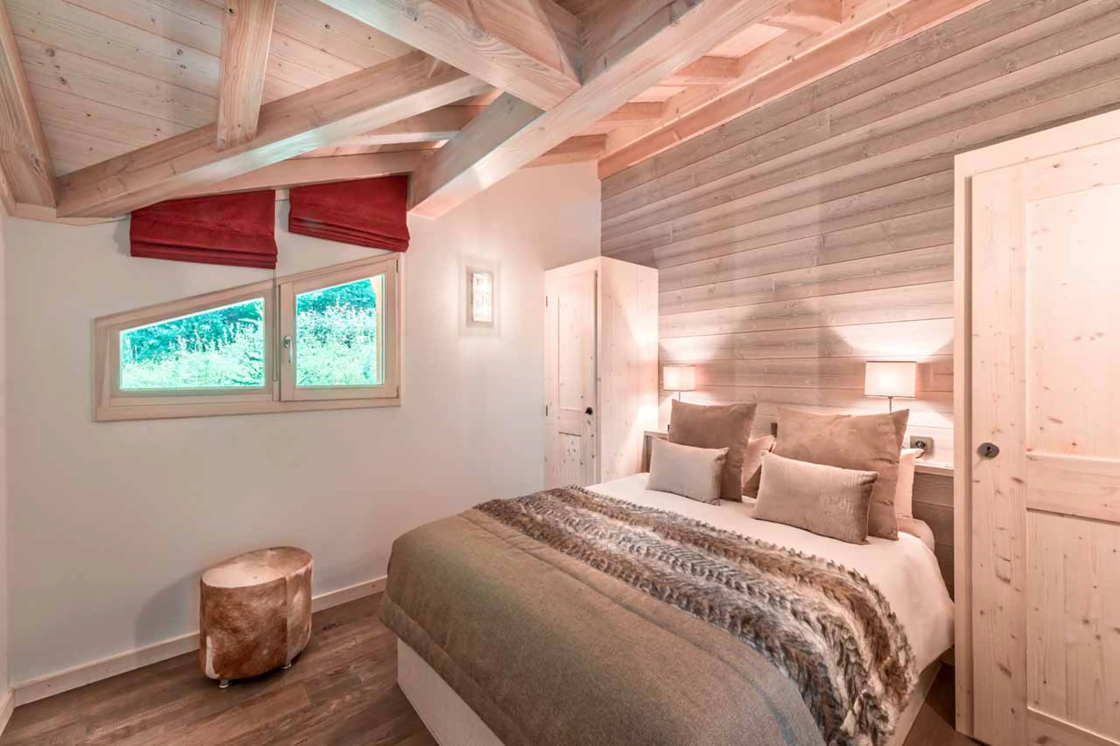 Bedroom four at Chalet Aubois in Morzine