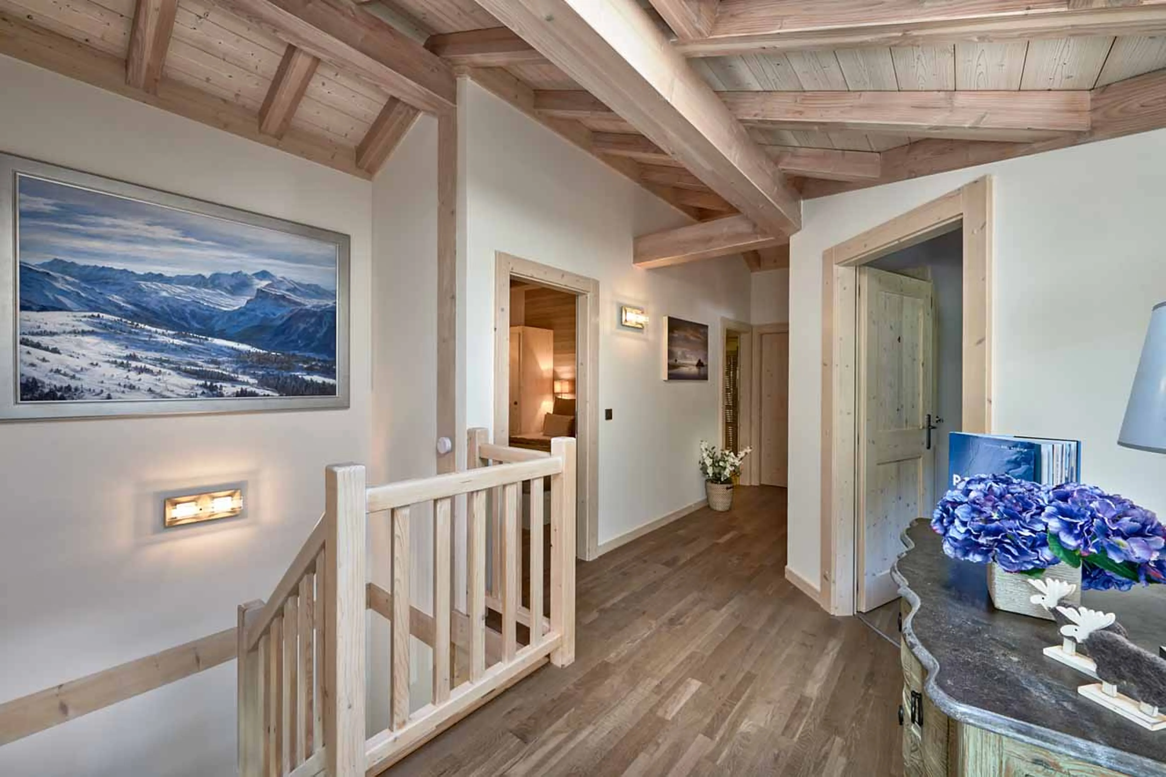Staircase at Chalet Aubois in Morzine