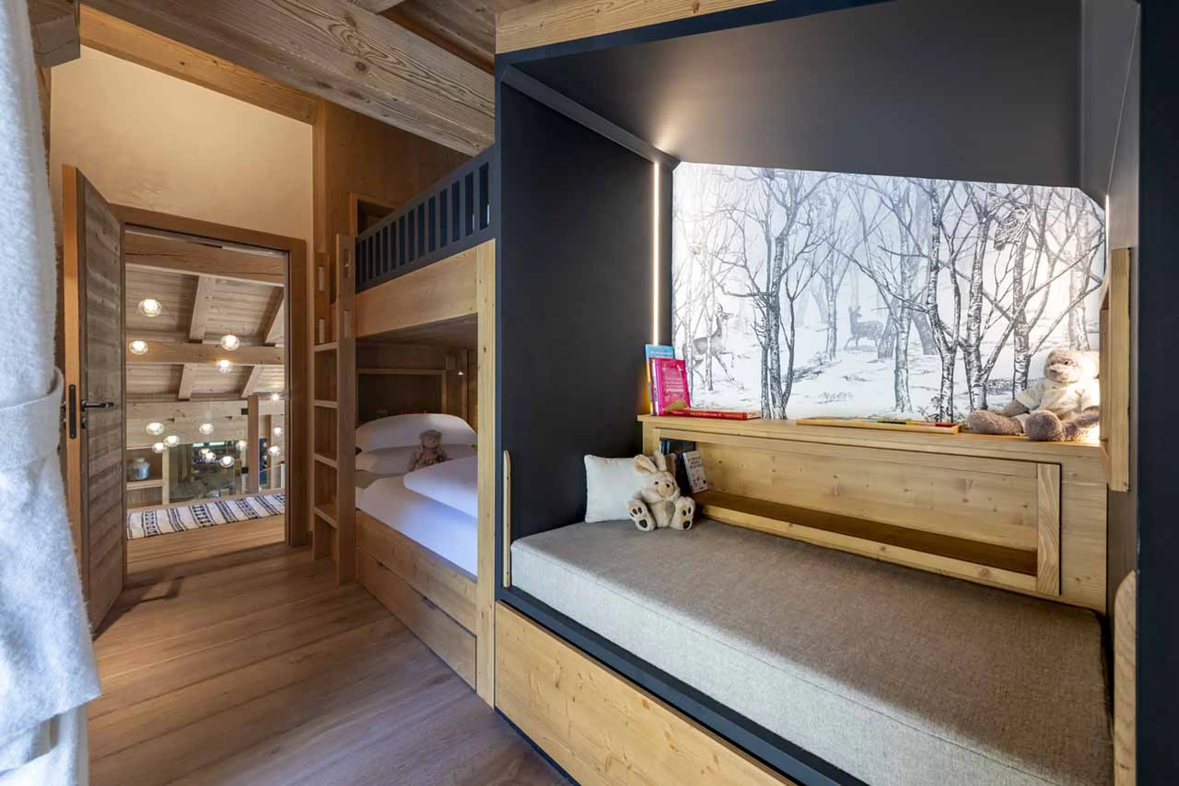 Bedroom 3 at Chalet Avalon in Les Gets