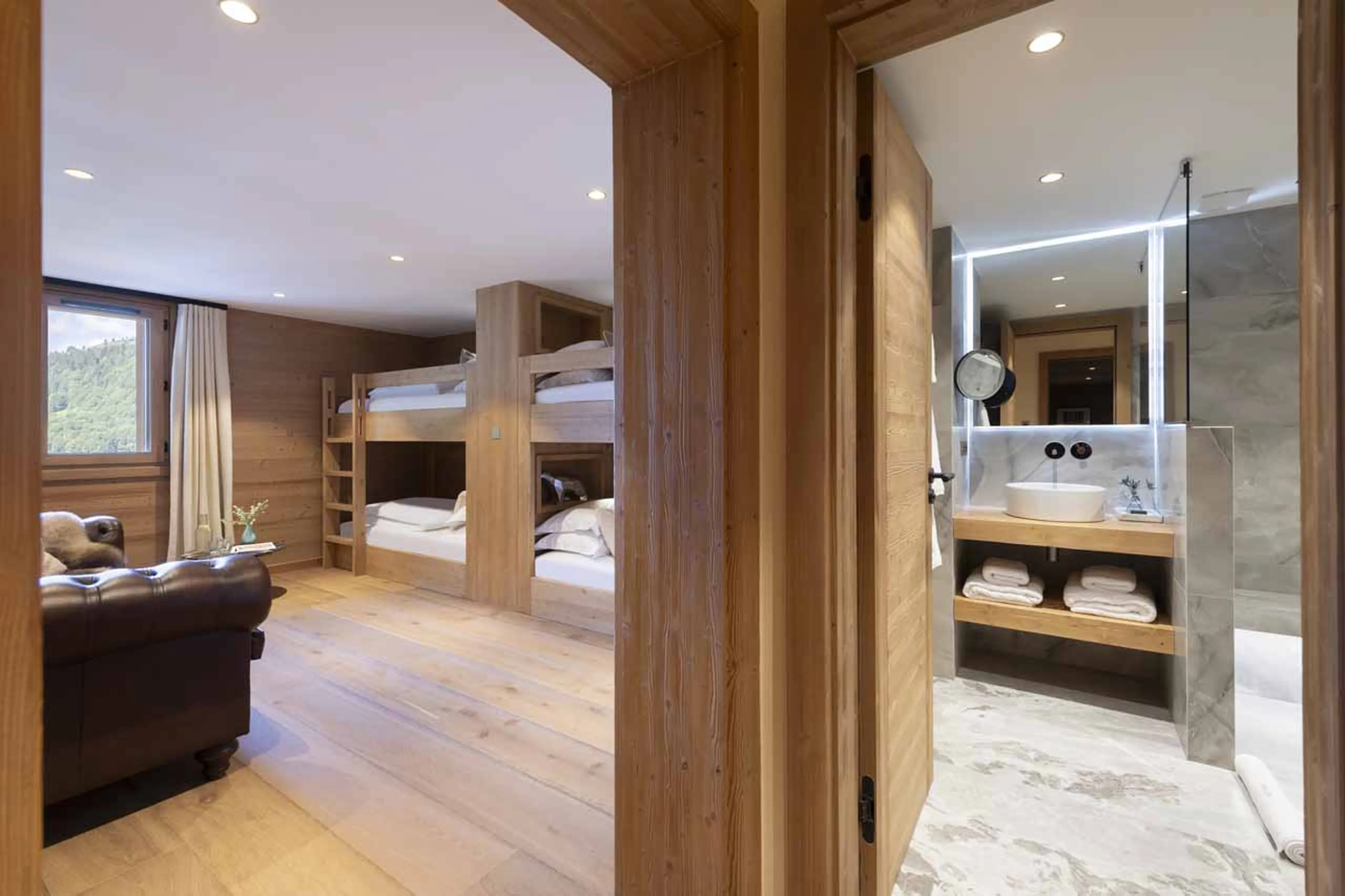 Bedroom 6 overview at Chalet Avalon in Les Gets