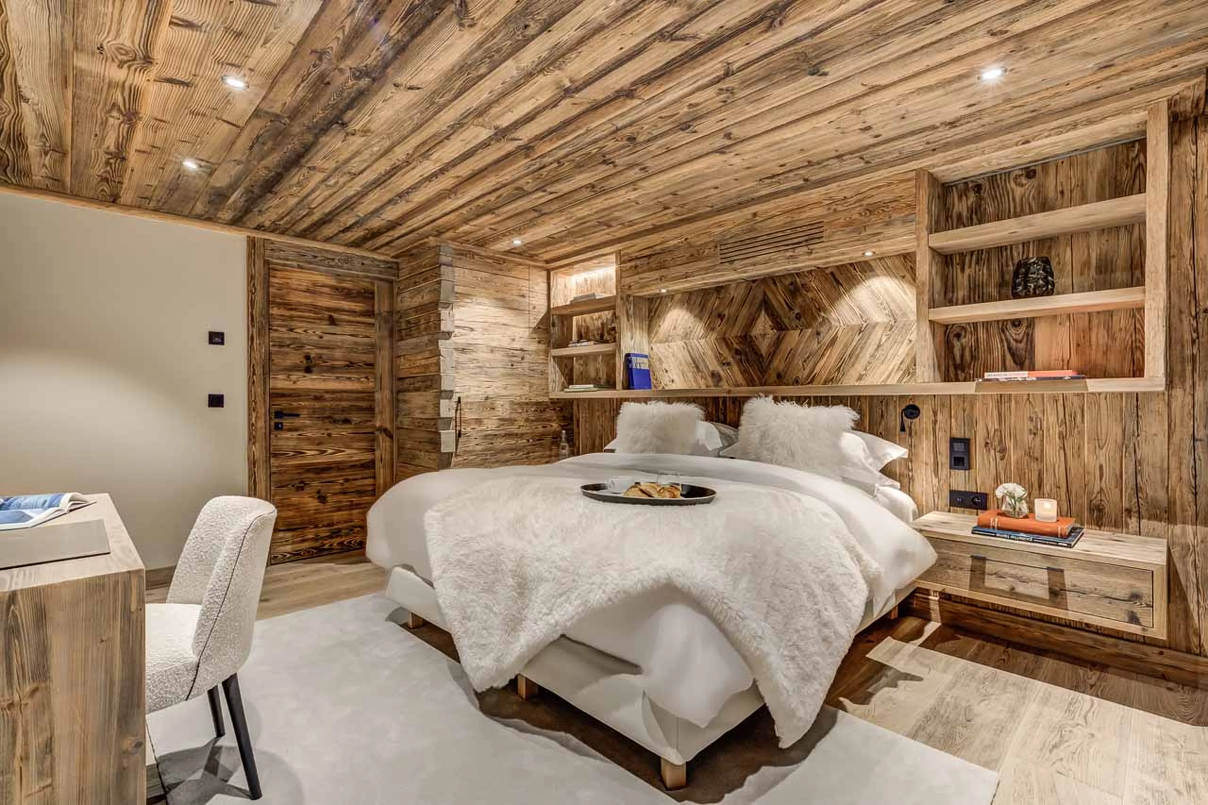 Bedroom three at Chalet Azurite in Chamonix