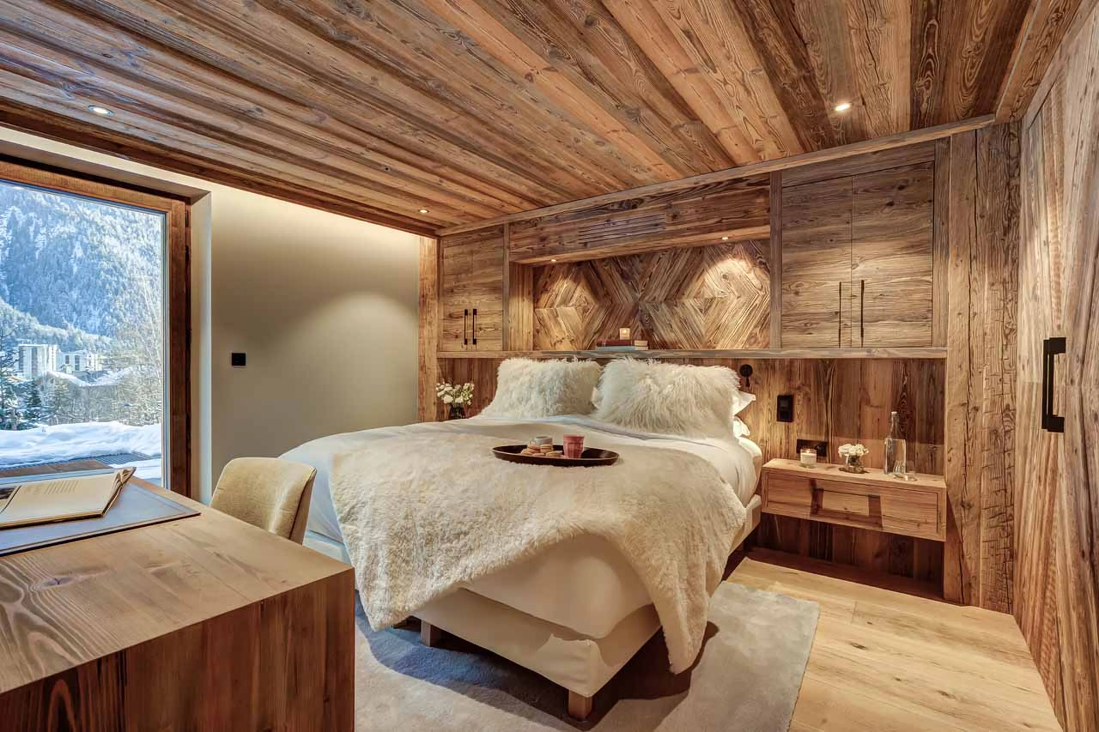 Bedroom four at Chalet Azurite in Chamonix