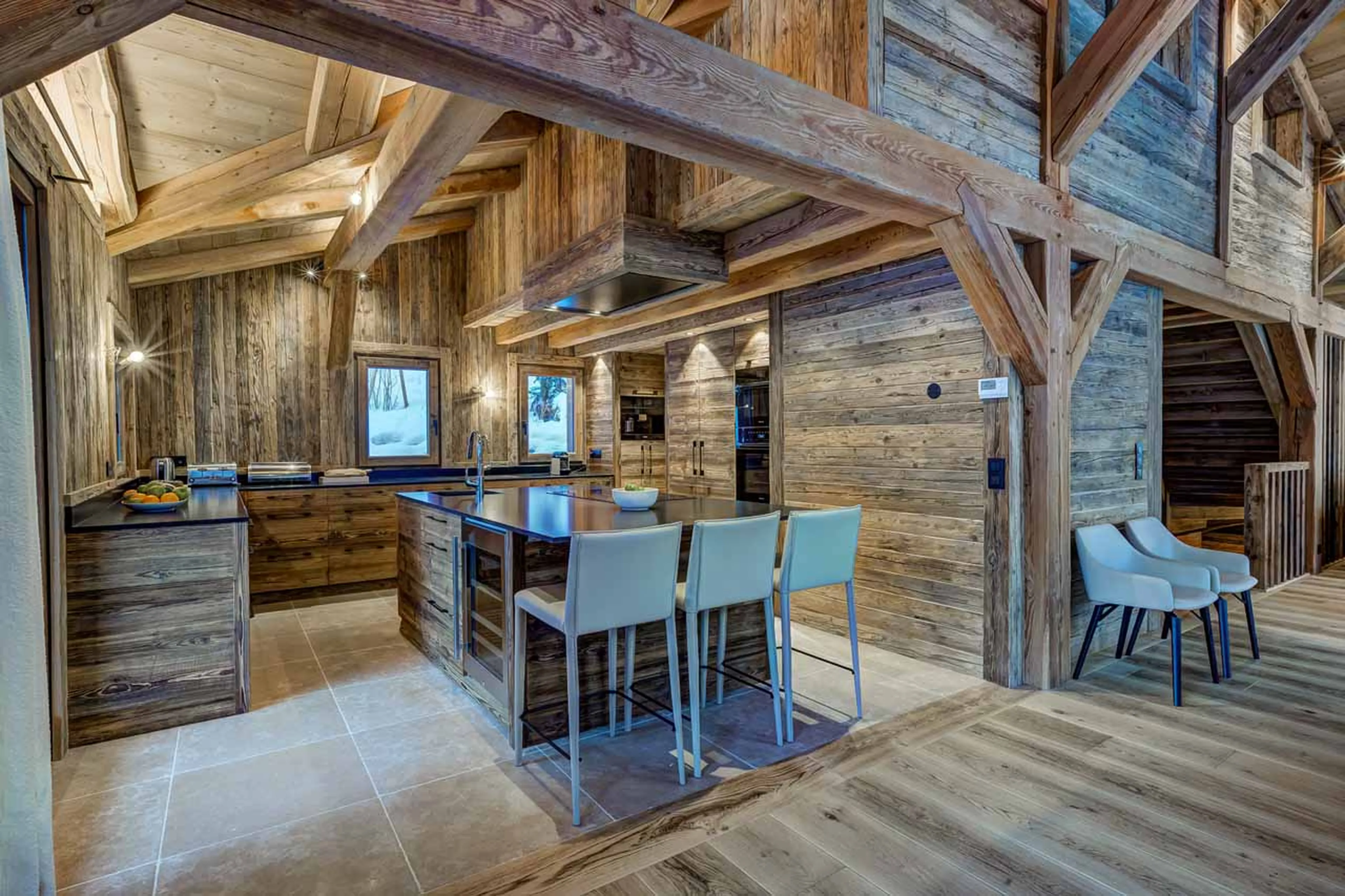 Kitchen at Chalet Azurite in Chamonix