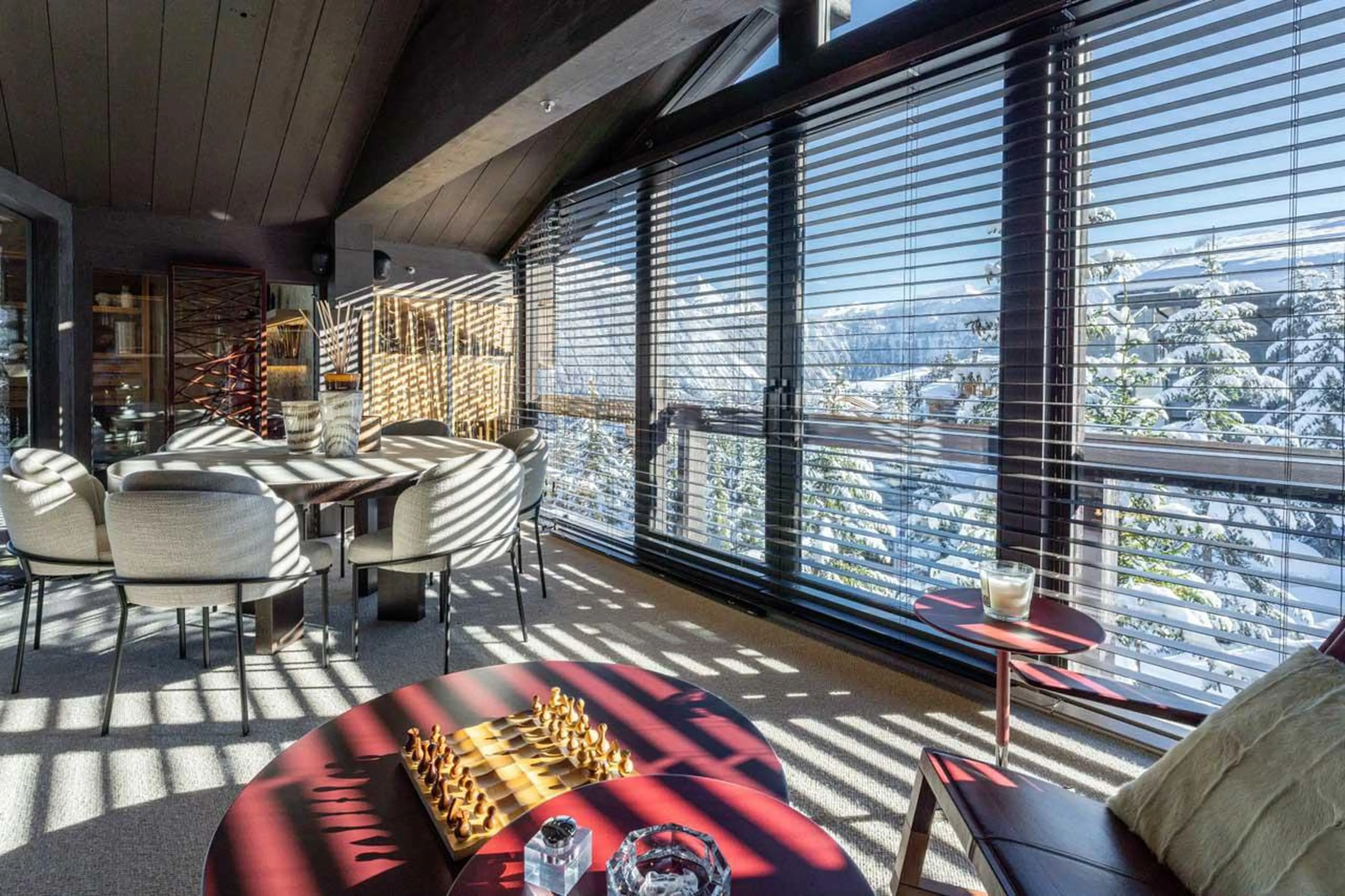 Smoking room at Chalet B in Courchevel 1850