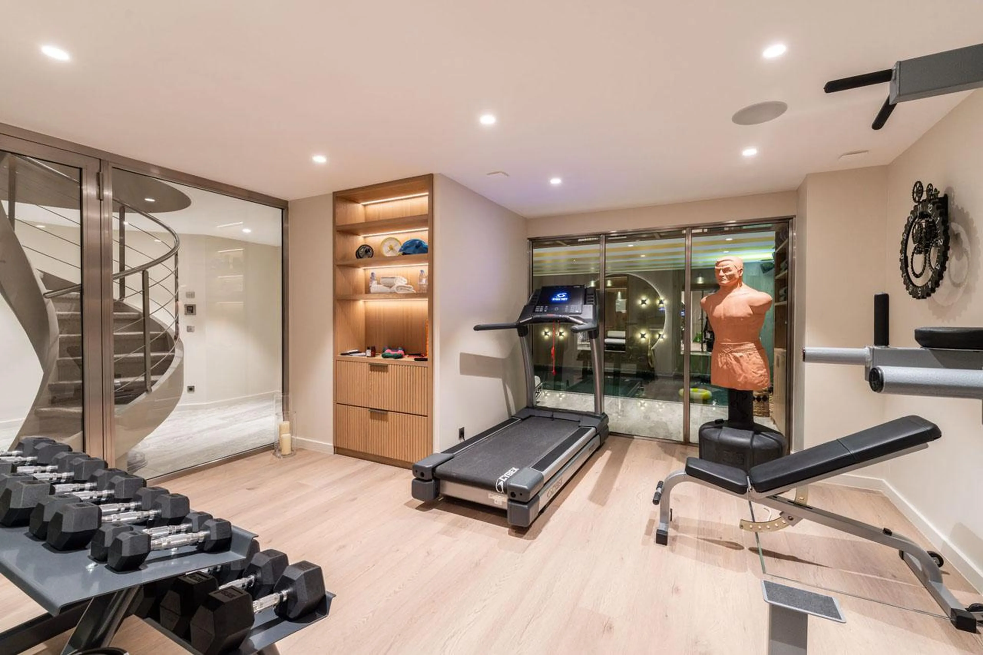 Gym at Chalet B in Courchevel 1850