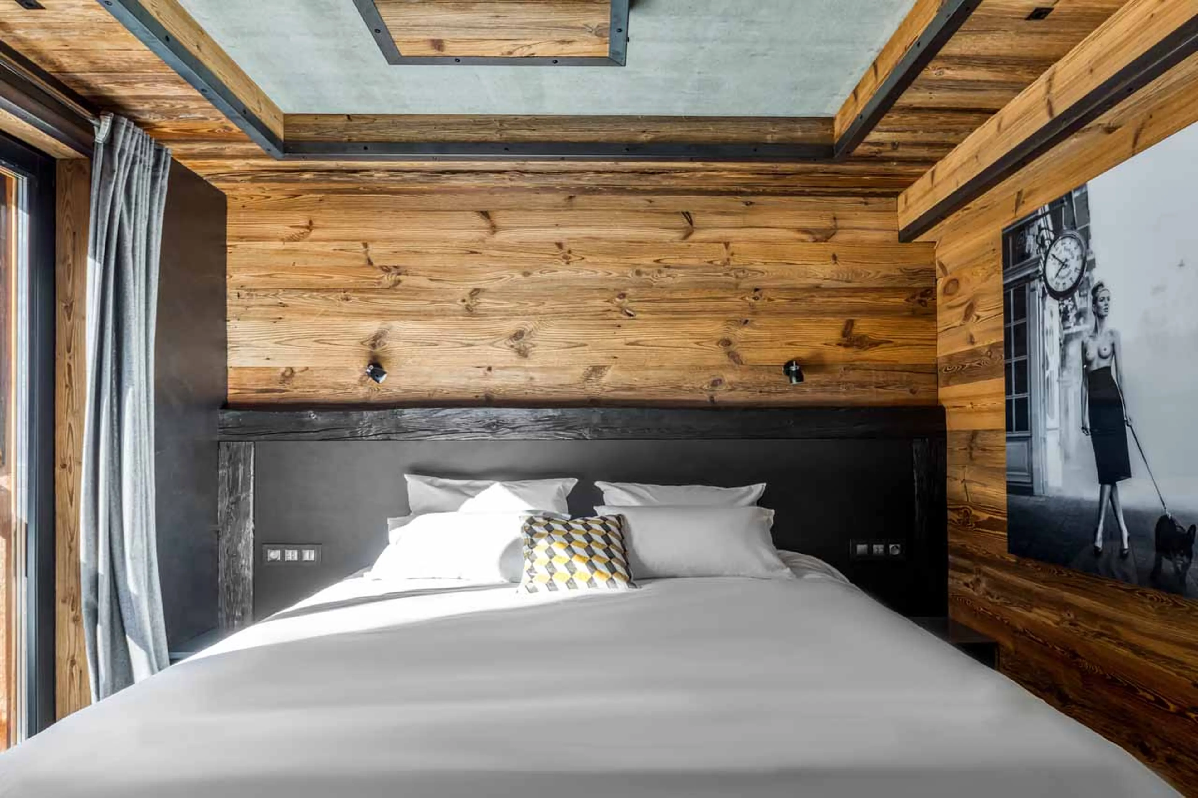 Bedroom two at Chalet Babylon in Tignes