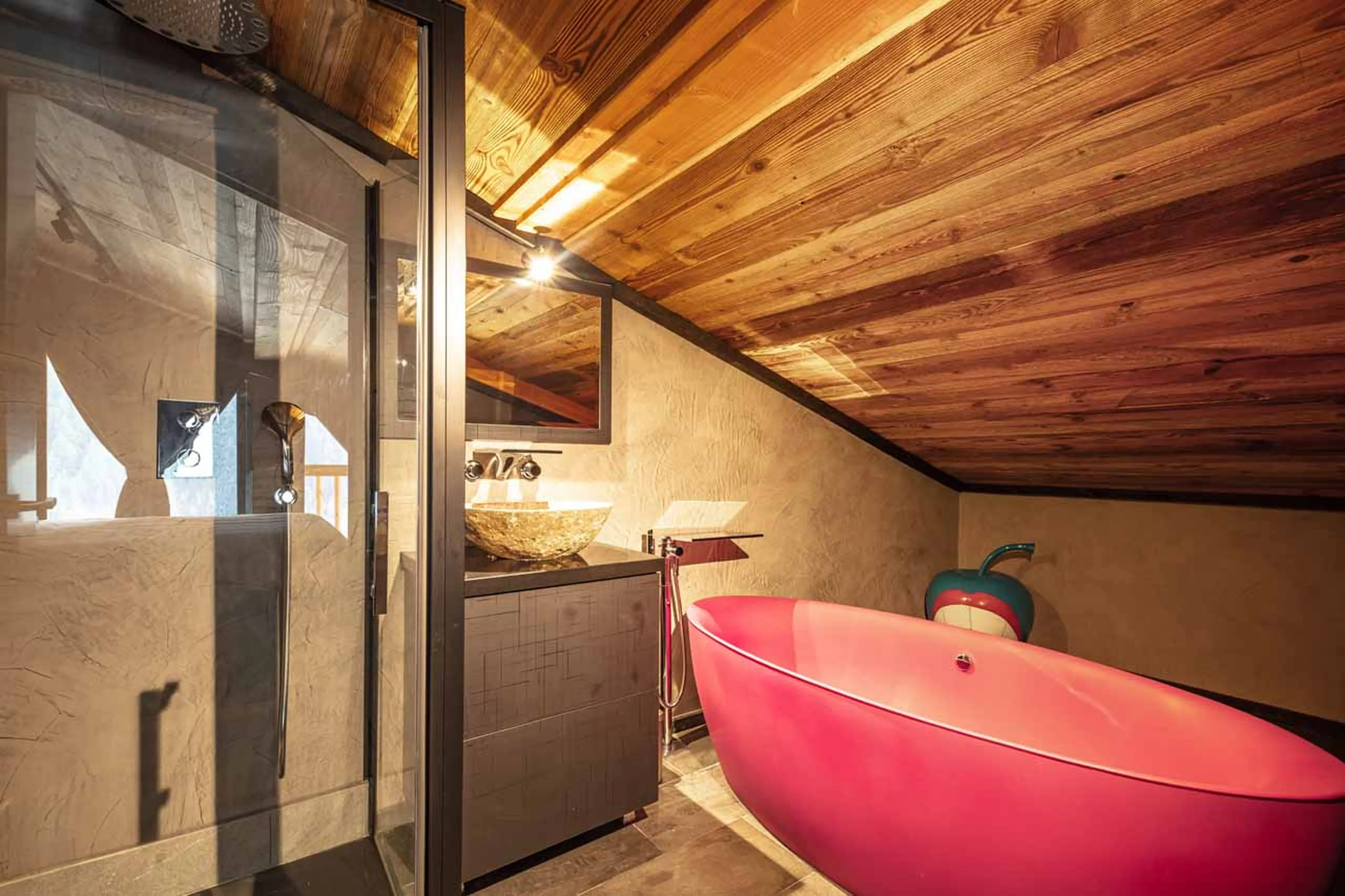 Bathroom three at Chalet Babylon in Tignes