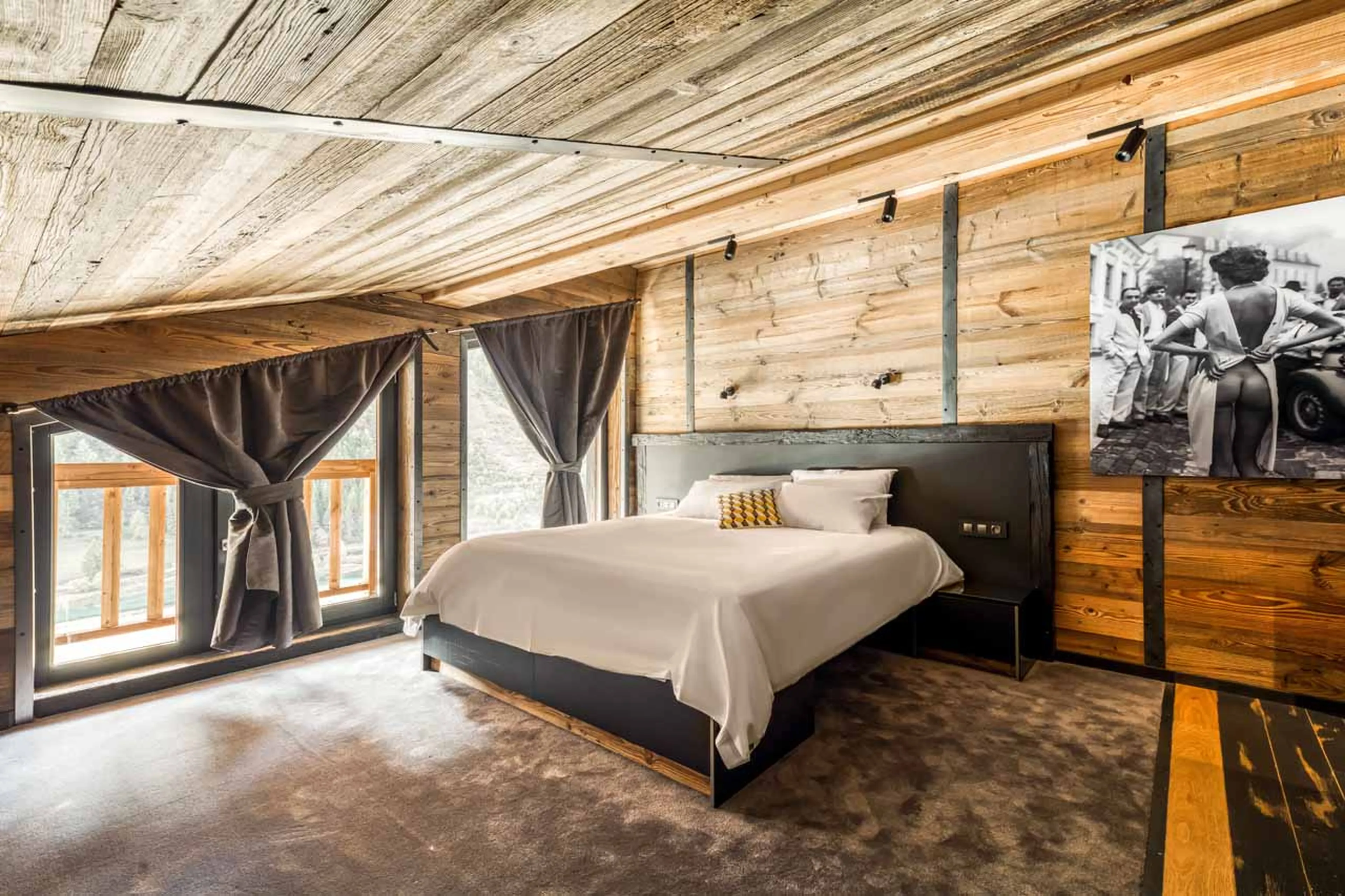 Bedroom three at Chalet Babylon in Tignes
