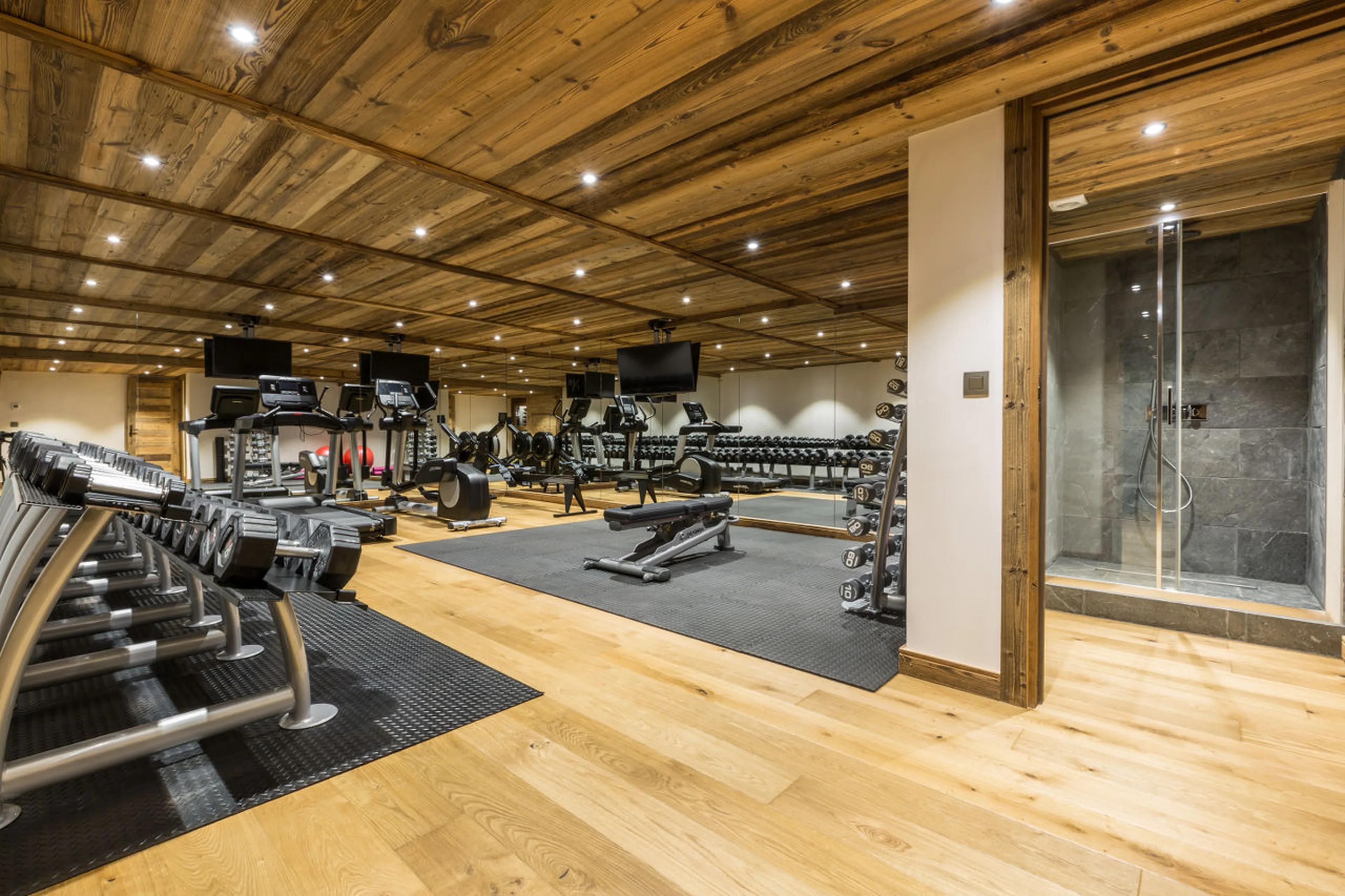 Gym in Chalet Baloo in Chamonix