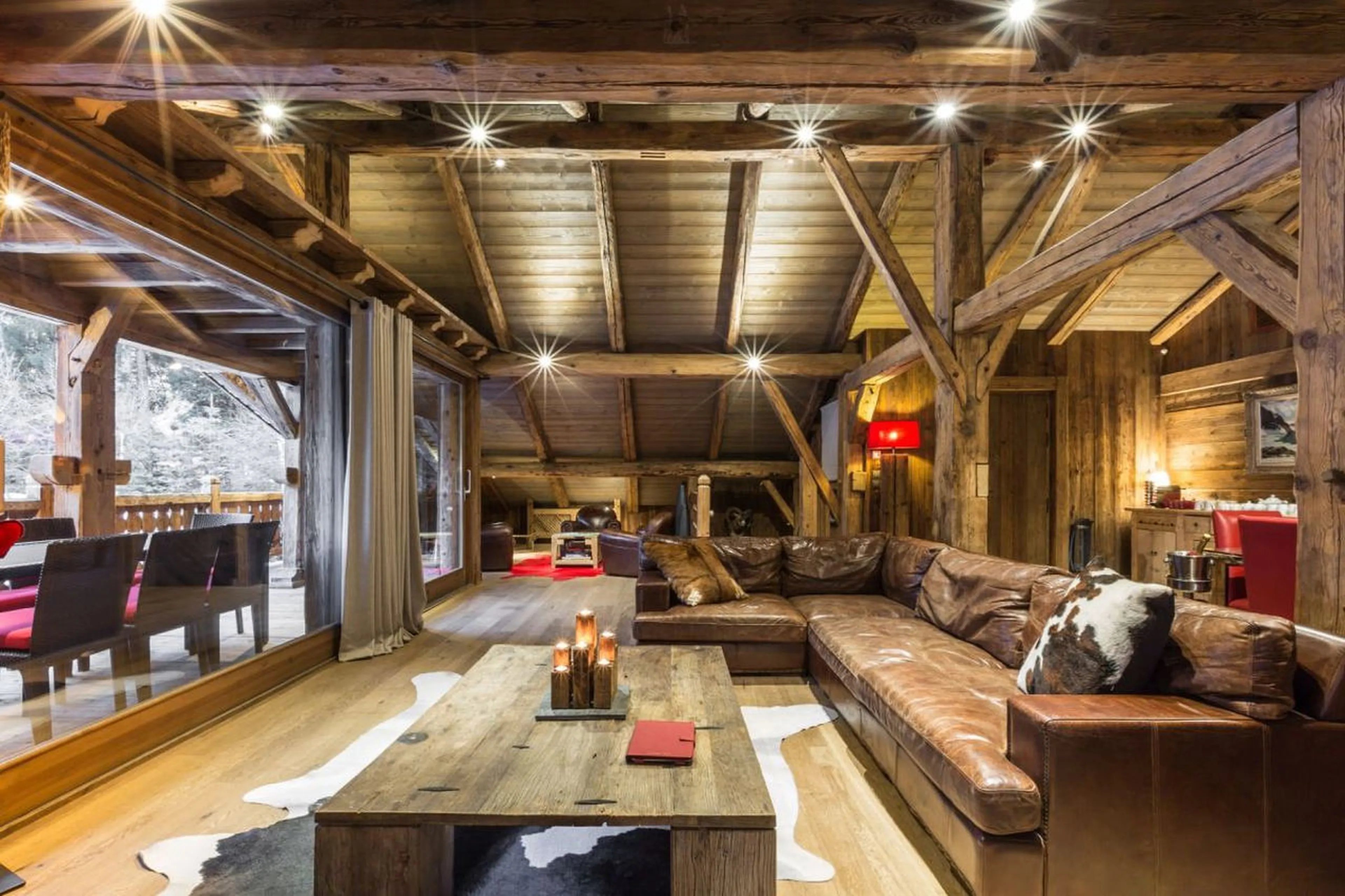 Access to balcony in Chalet Baloo in Chamonix