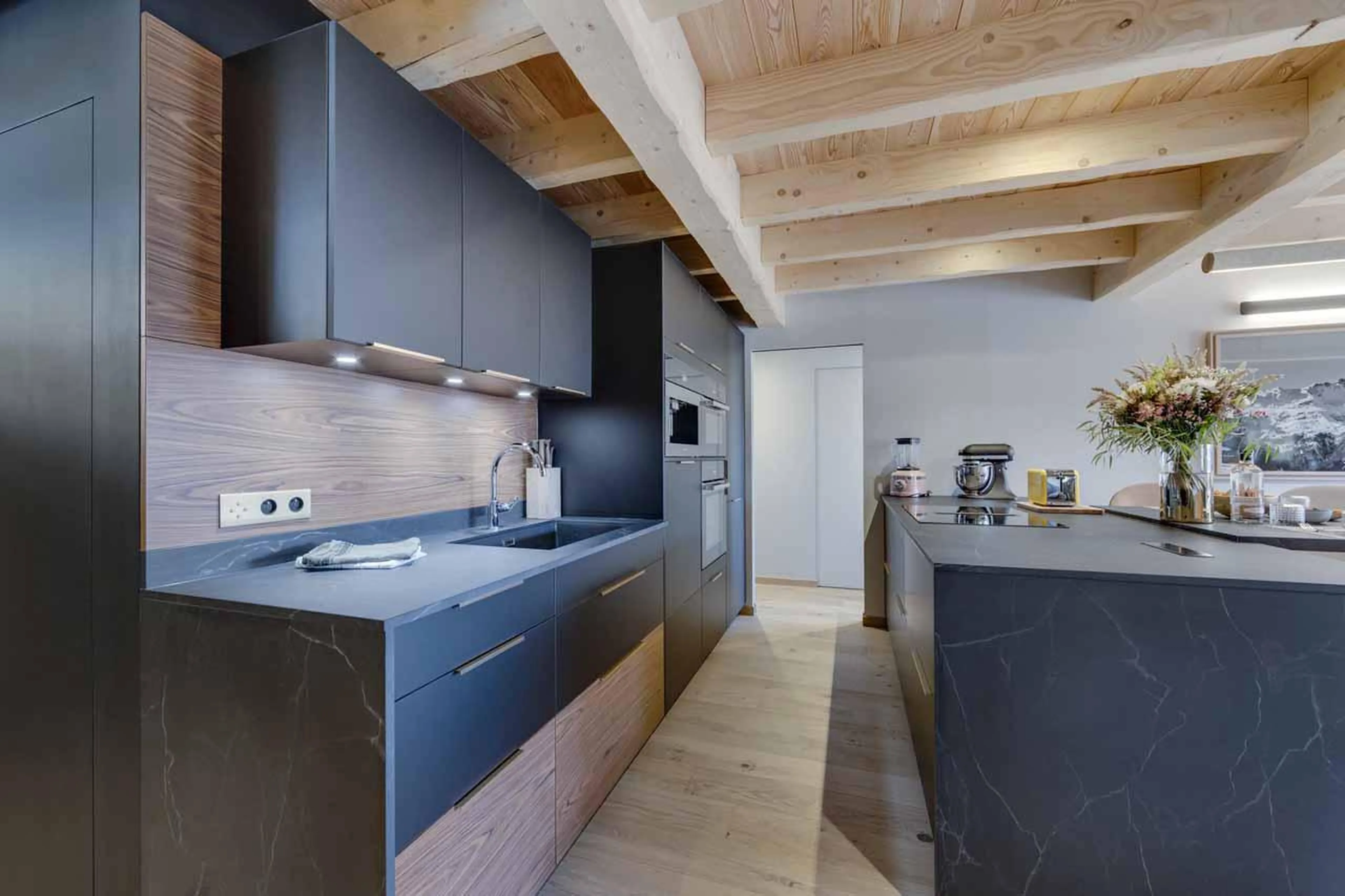 Kitchen in Bela Vya 1, Les Arcs