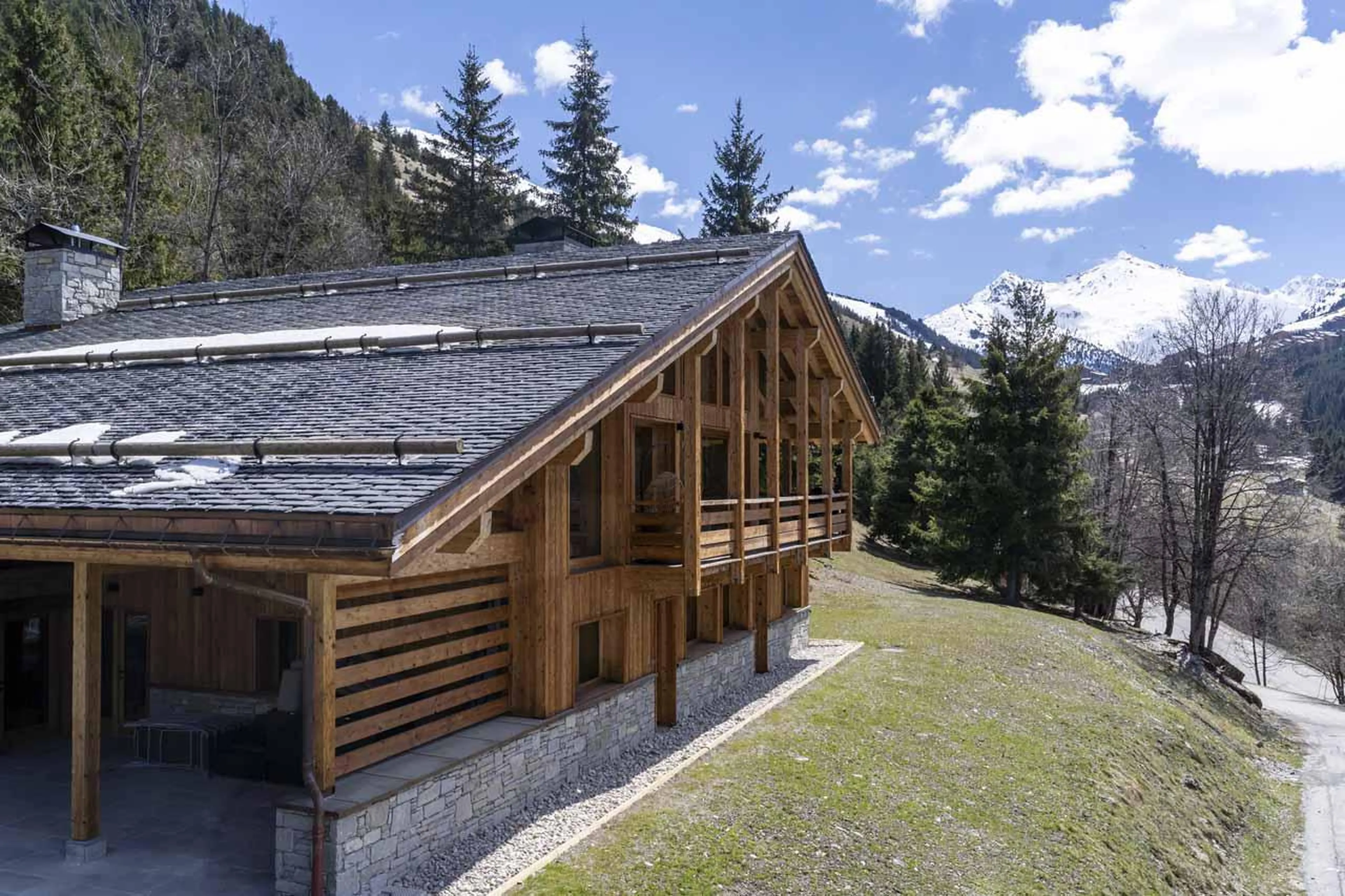 Exterior of the chalet at Chalet Berlioz in Meribel