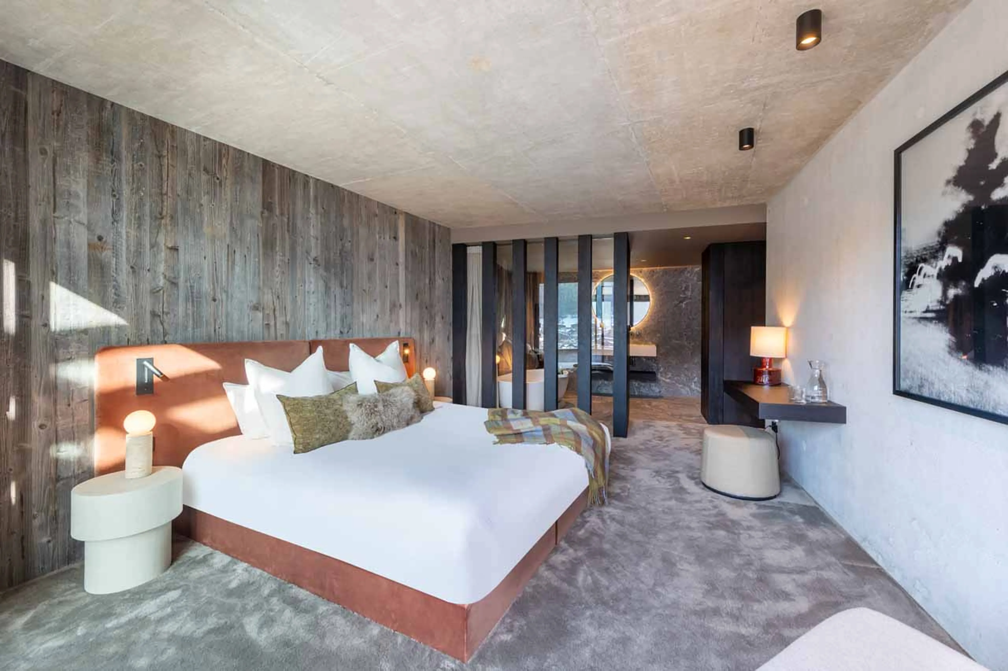 Bedroom 1 en-suite at Chalet Bisou in Morzine