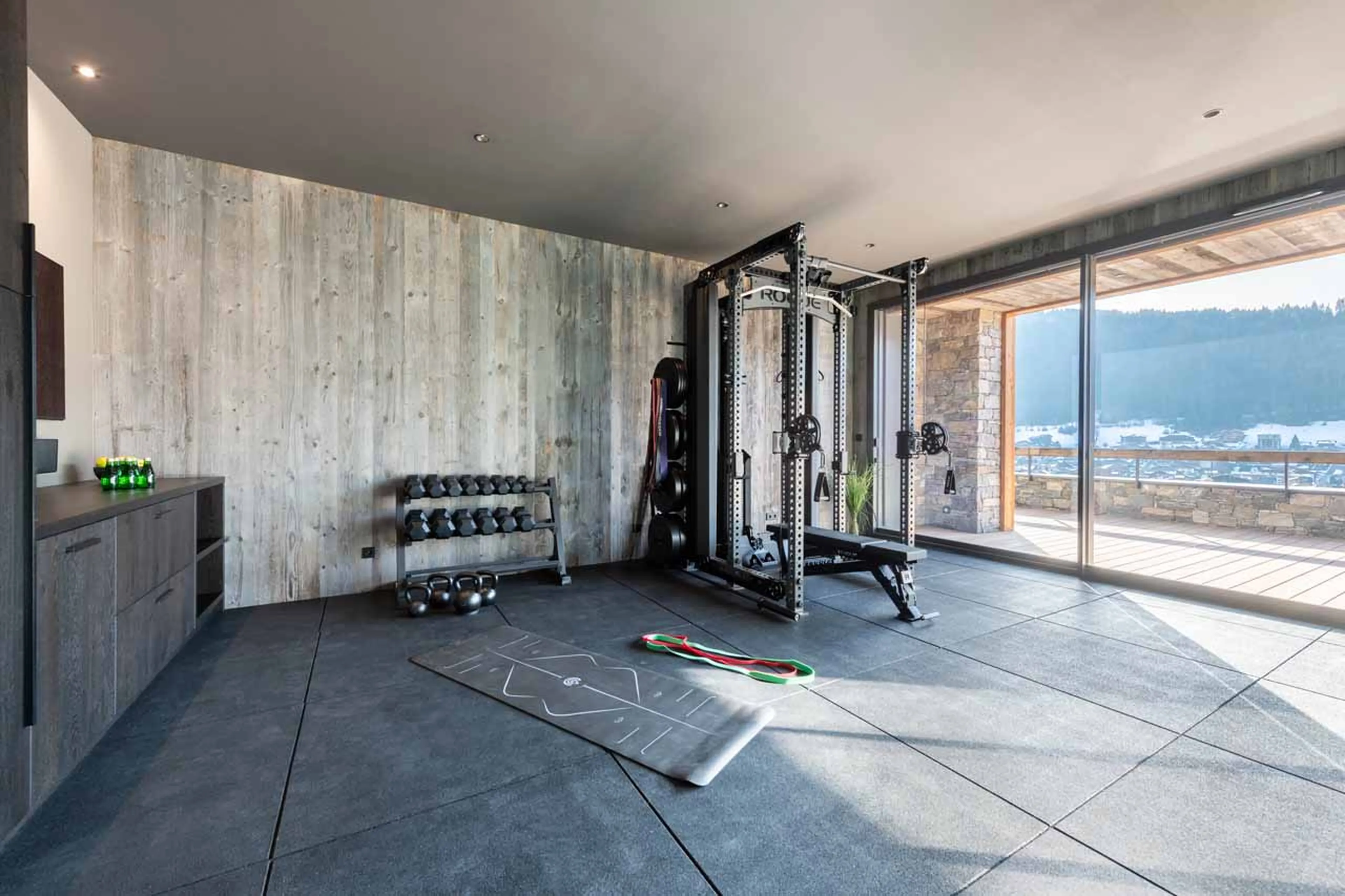 Gym at Chalet Bisou in Morzine