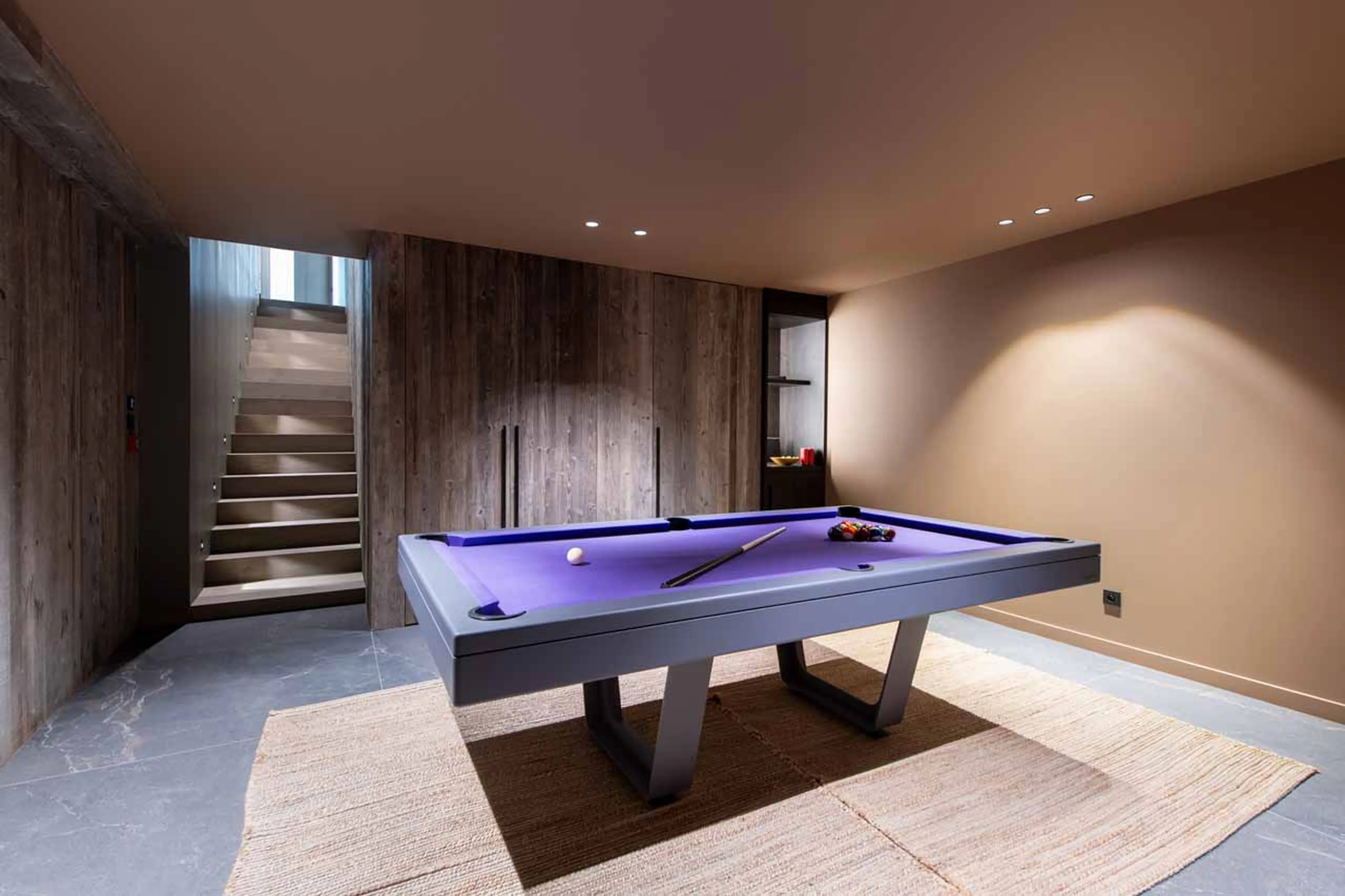 Pool table at Chalet Bisou in Morzine