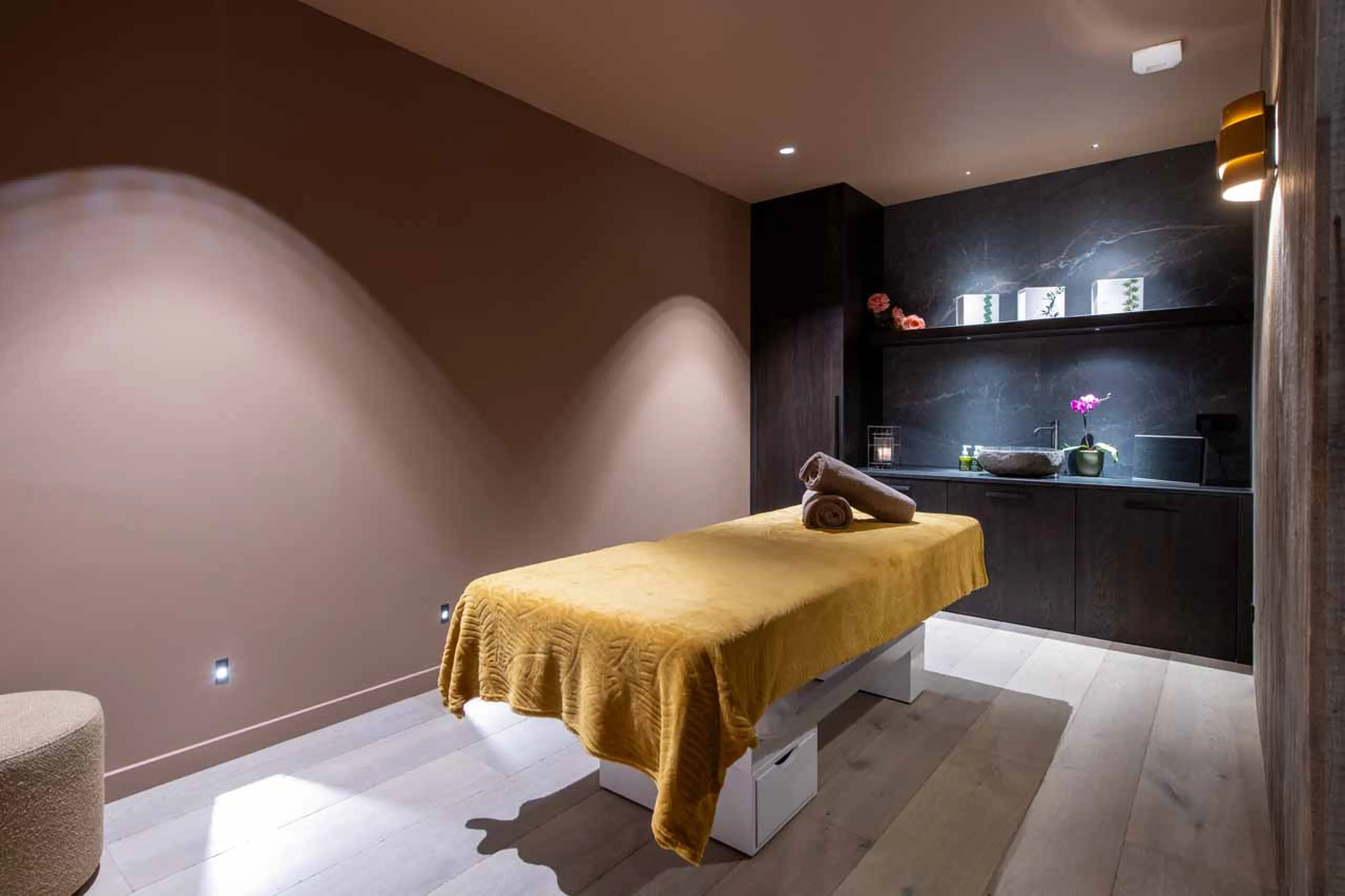 Treatment room at Chalet Bisou in Morzine