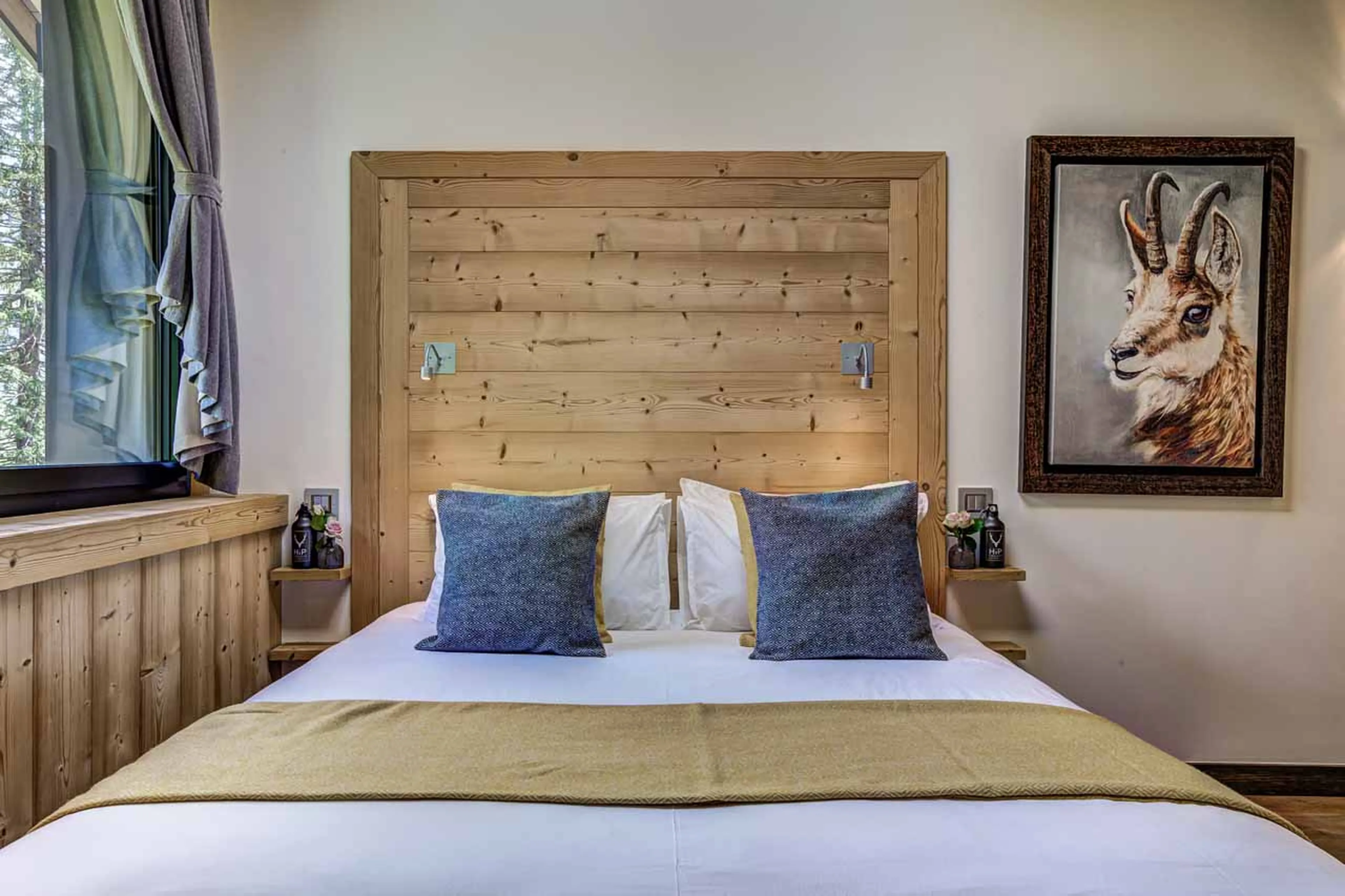 Bedroom three at Chalet Black Diamond in Chamonix