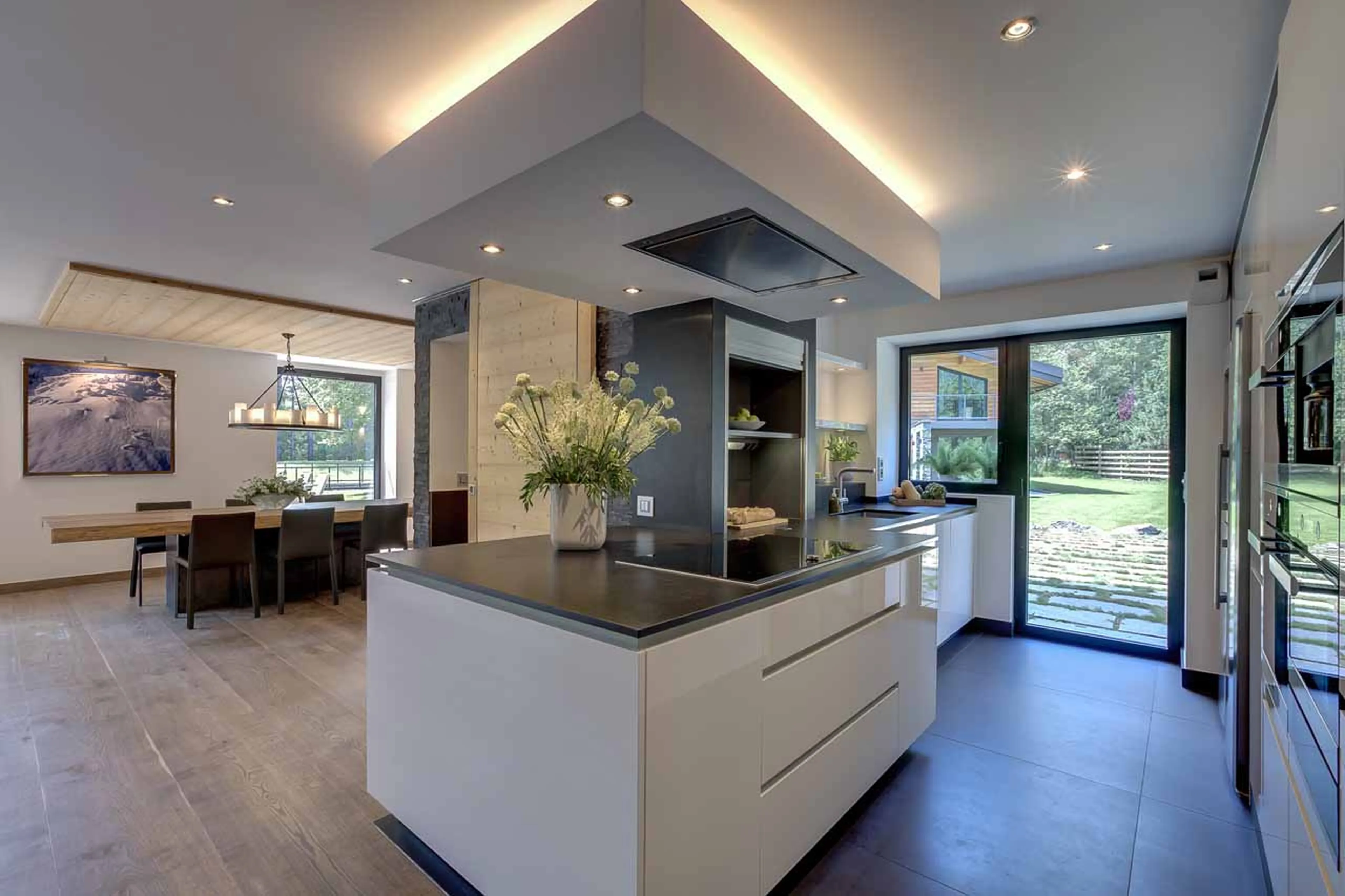 Kitchen at Chalet Black Diamond in Chamonix