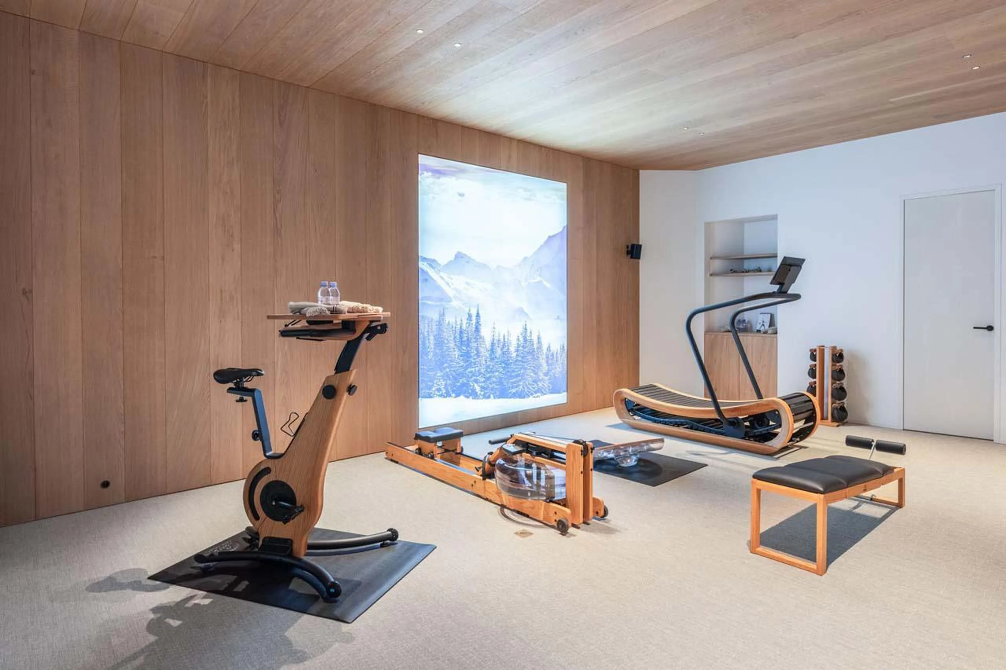Gym at Chalet Black Lodge in Courchevel 1850