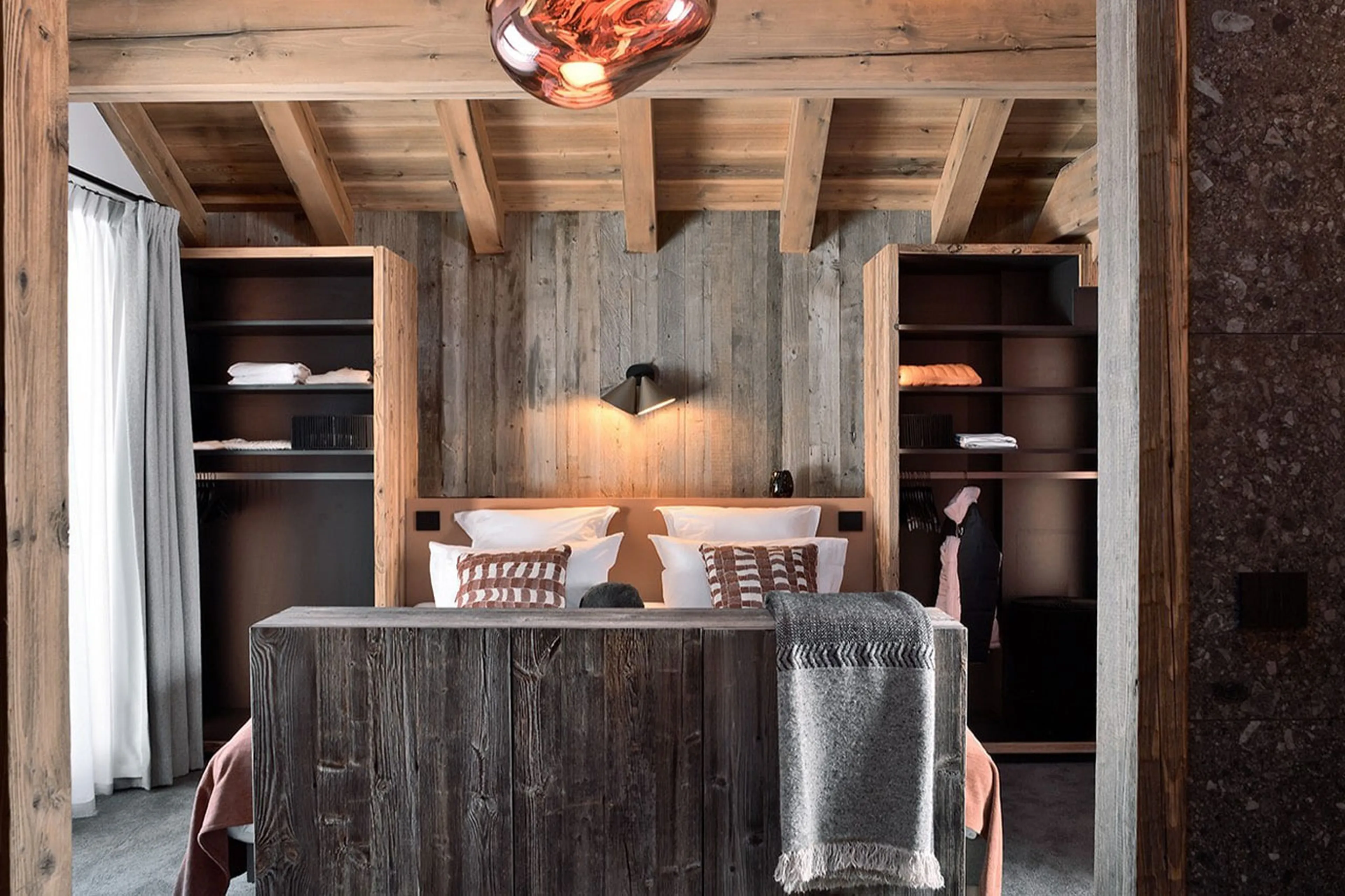 Bedroom 1 at Chalet Black Peak in Meribel