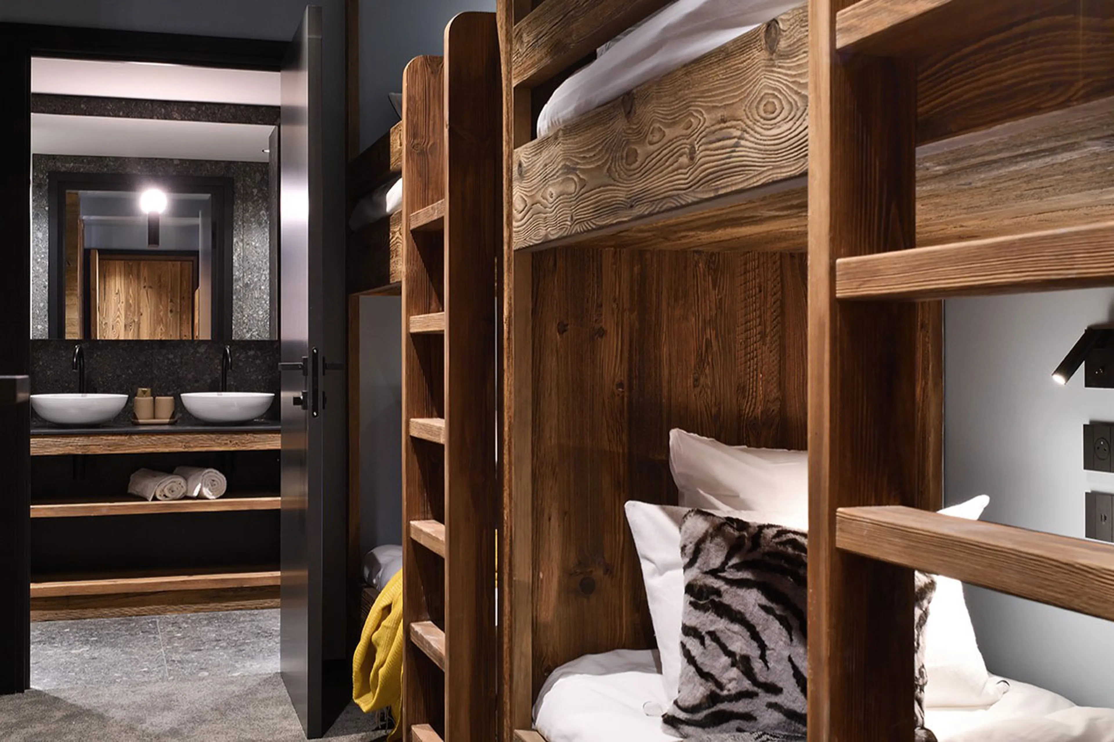 Bedroom 3 at Chalet Black Peak in Meribel