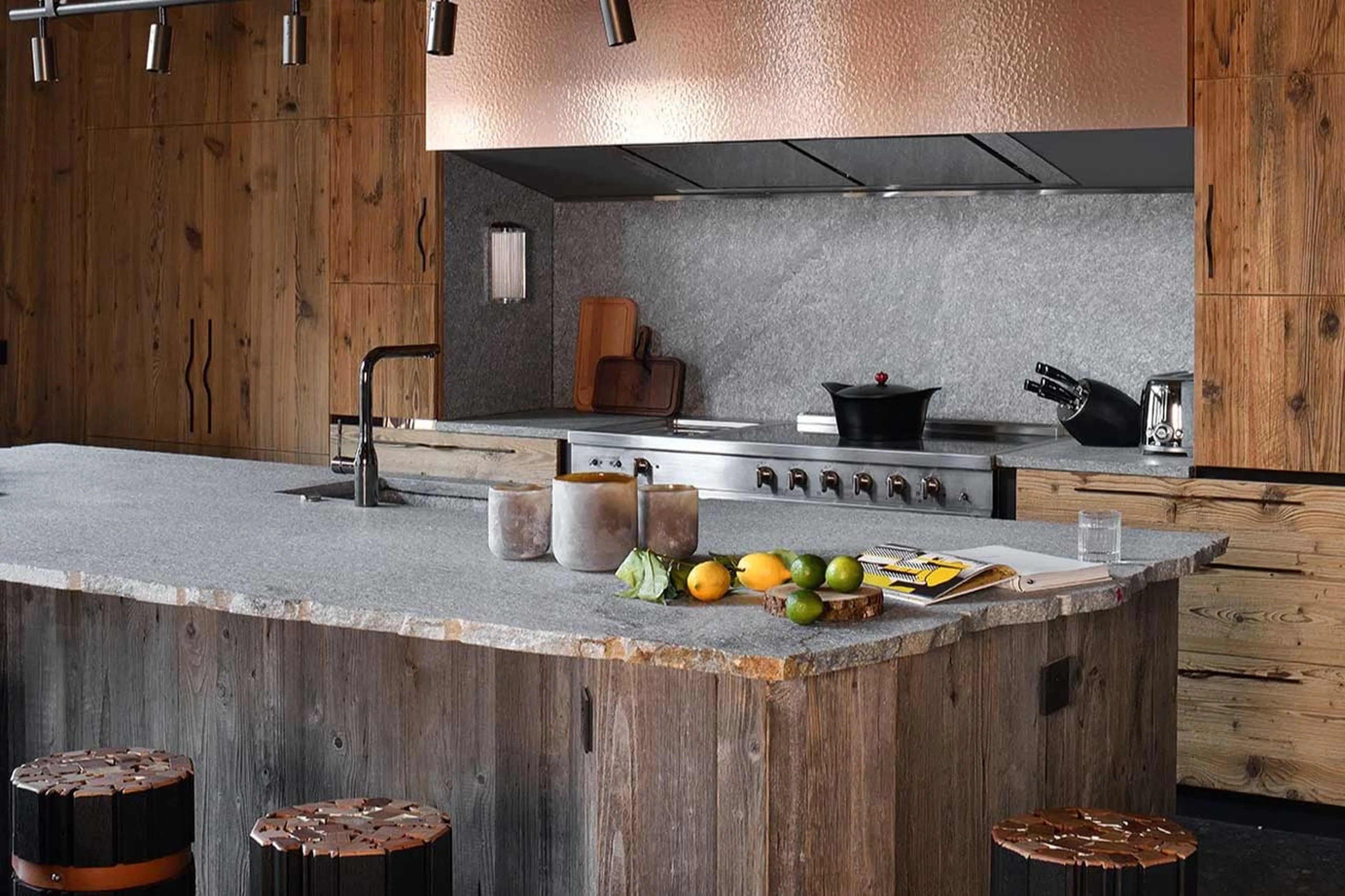 Kitchen at Chalet Black Peak in Meribel