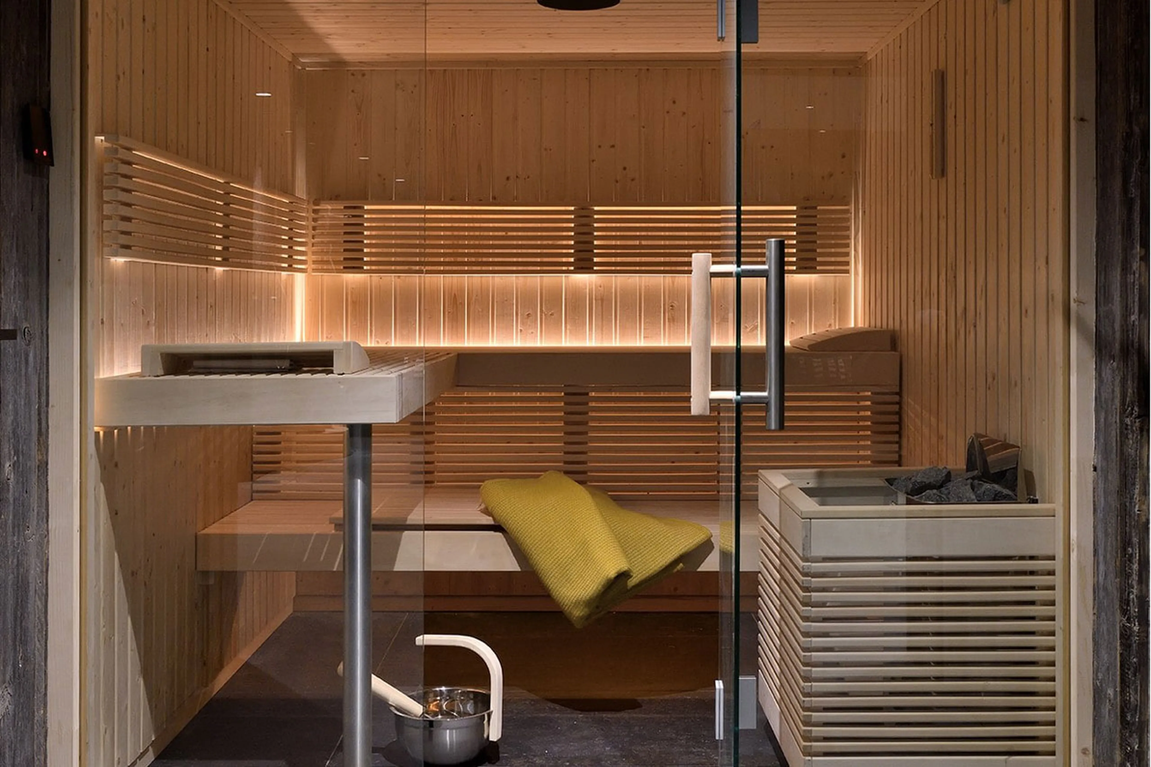 Sauna at Chalet Black Peak in Meribel