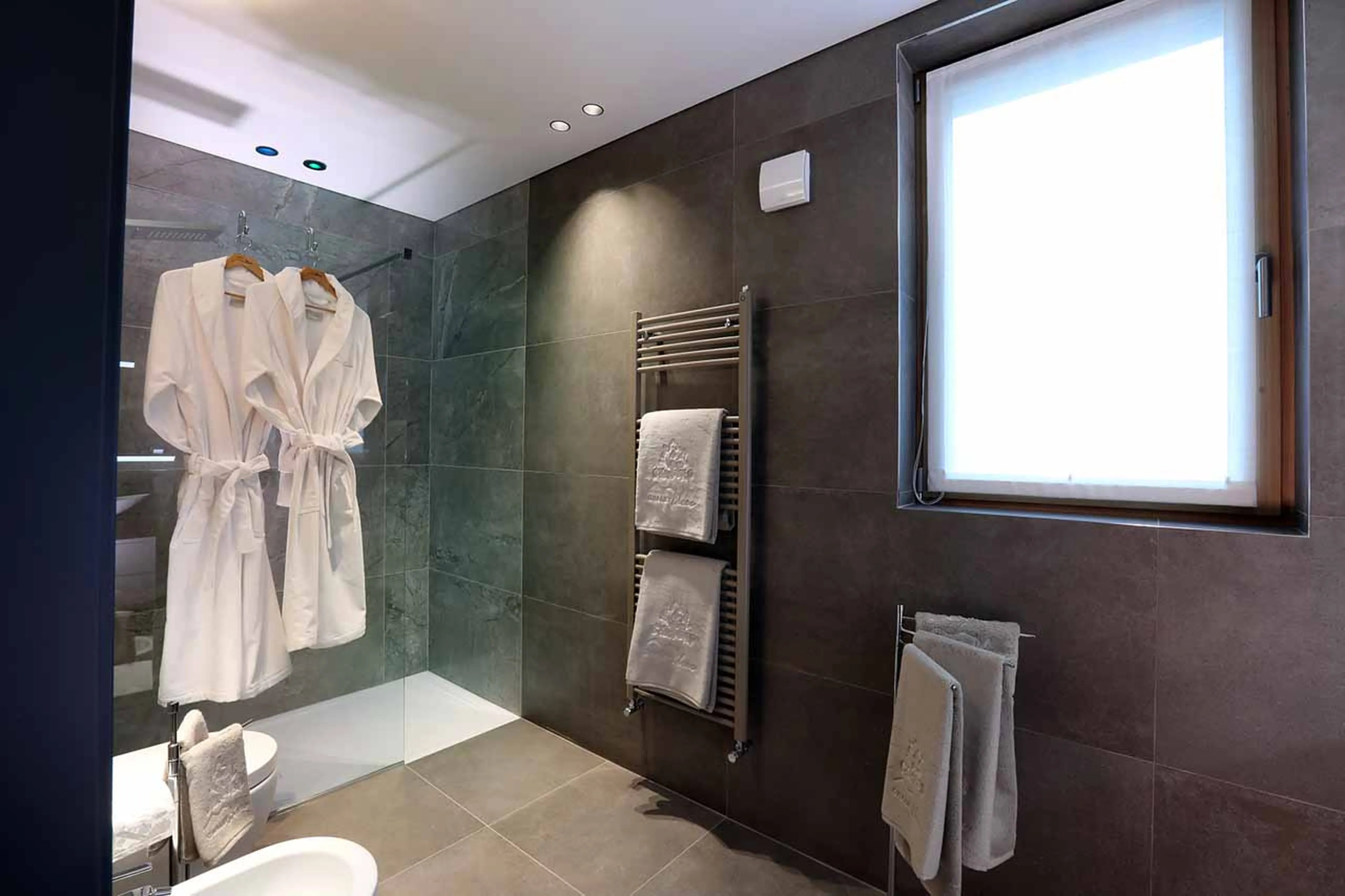 Bathroom one at Chalet Blanc in Cervinia