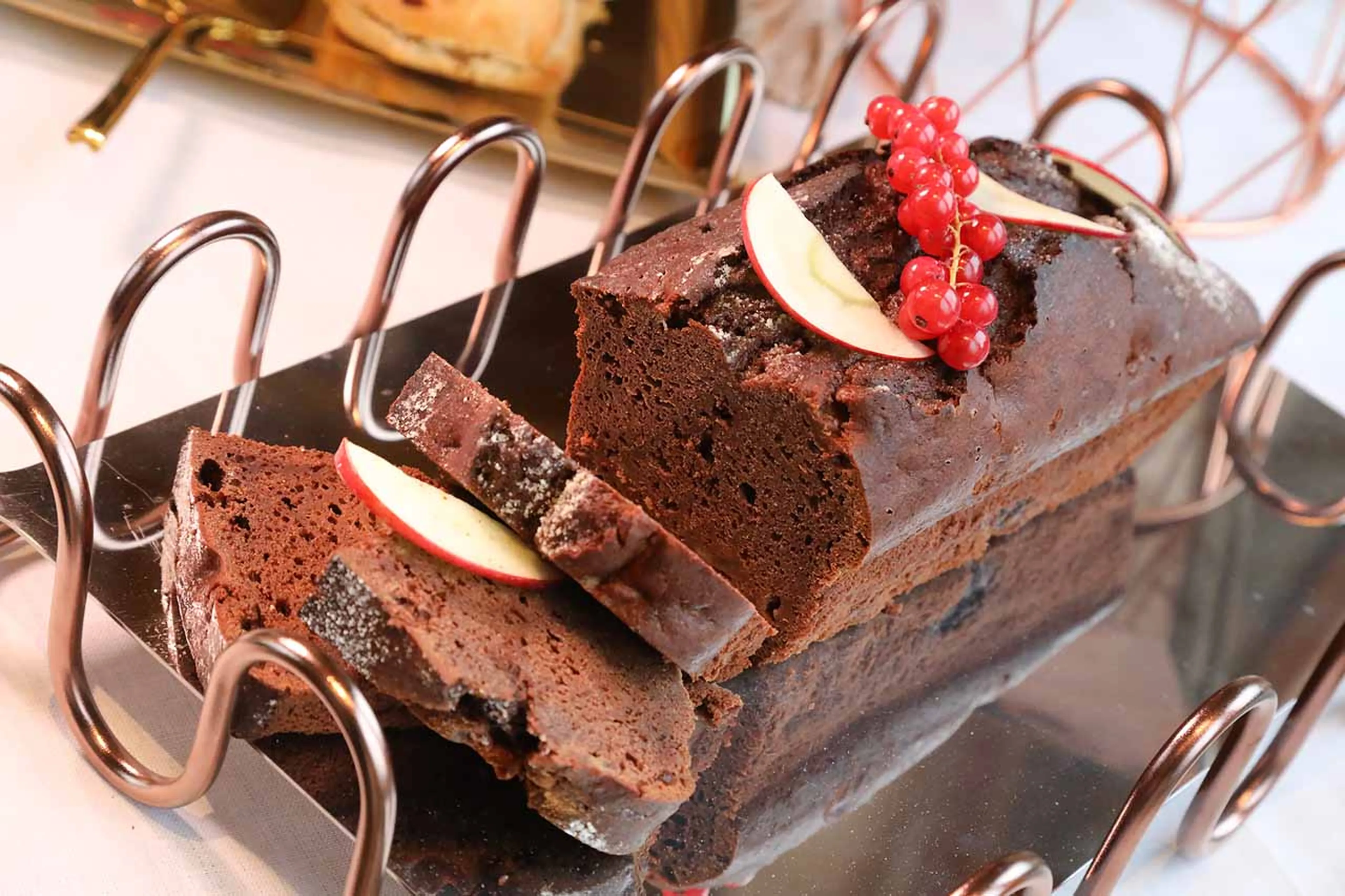 Cake at Chalet Blanc in Cervinia