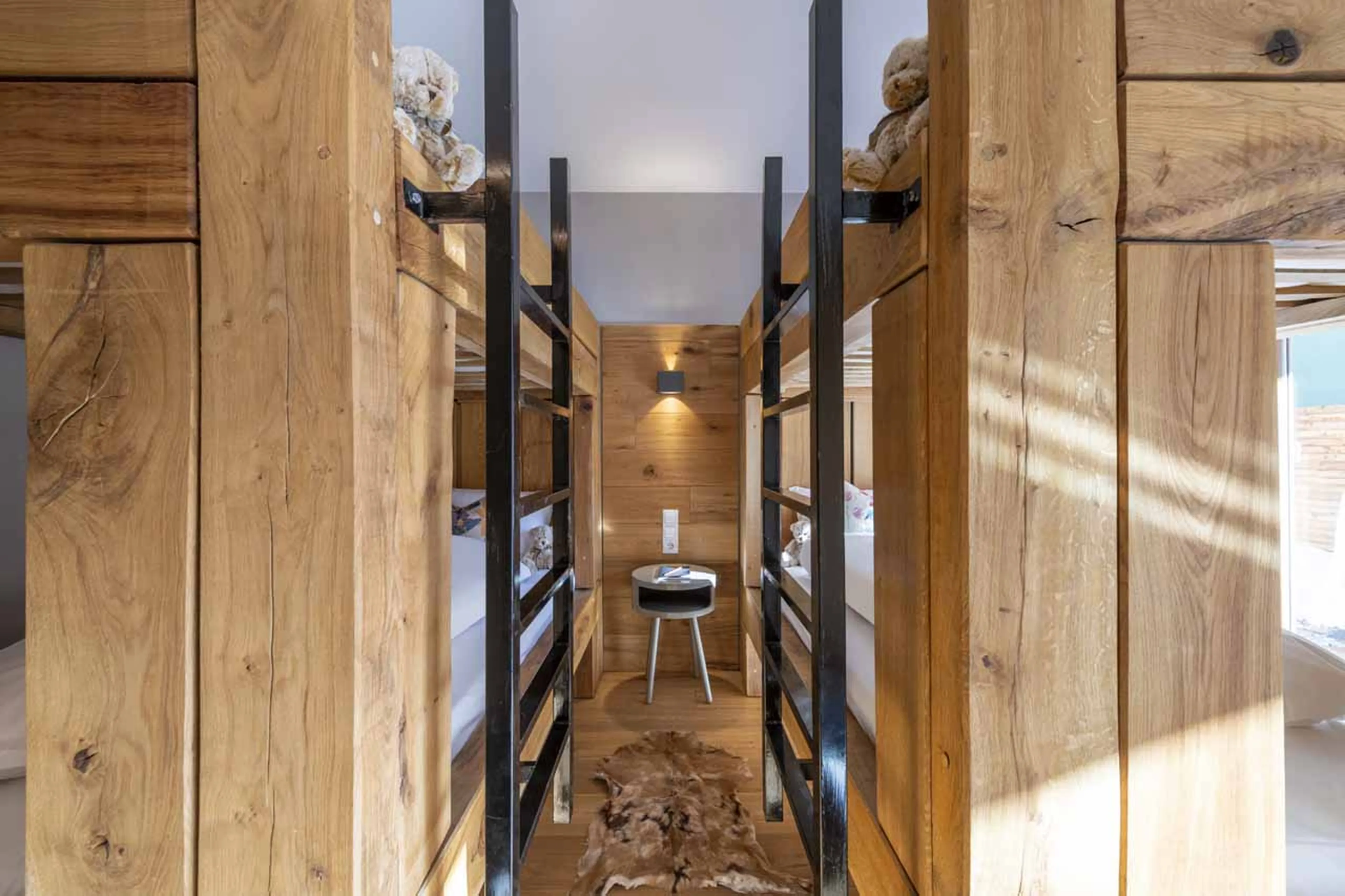 Bunk beds at Chalet Bluebird in St Anton