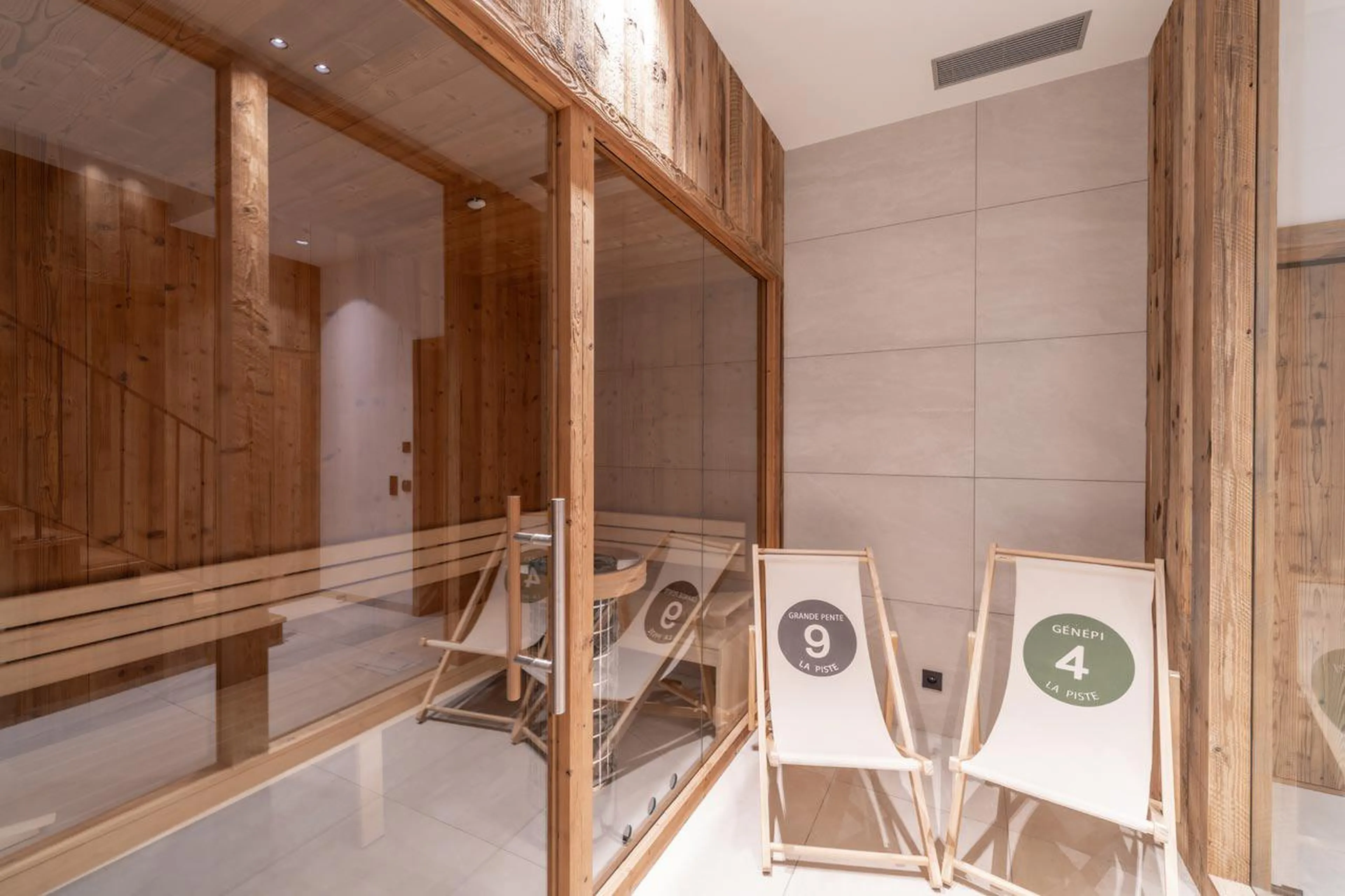Sauna at Chalet Bois du Fontanil in Courchevel Le Praz