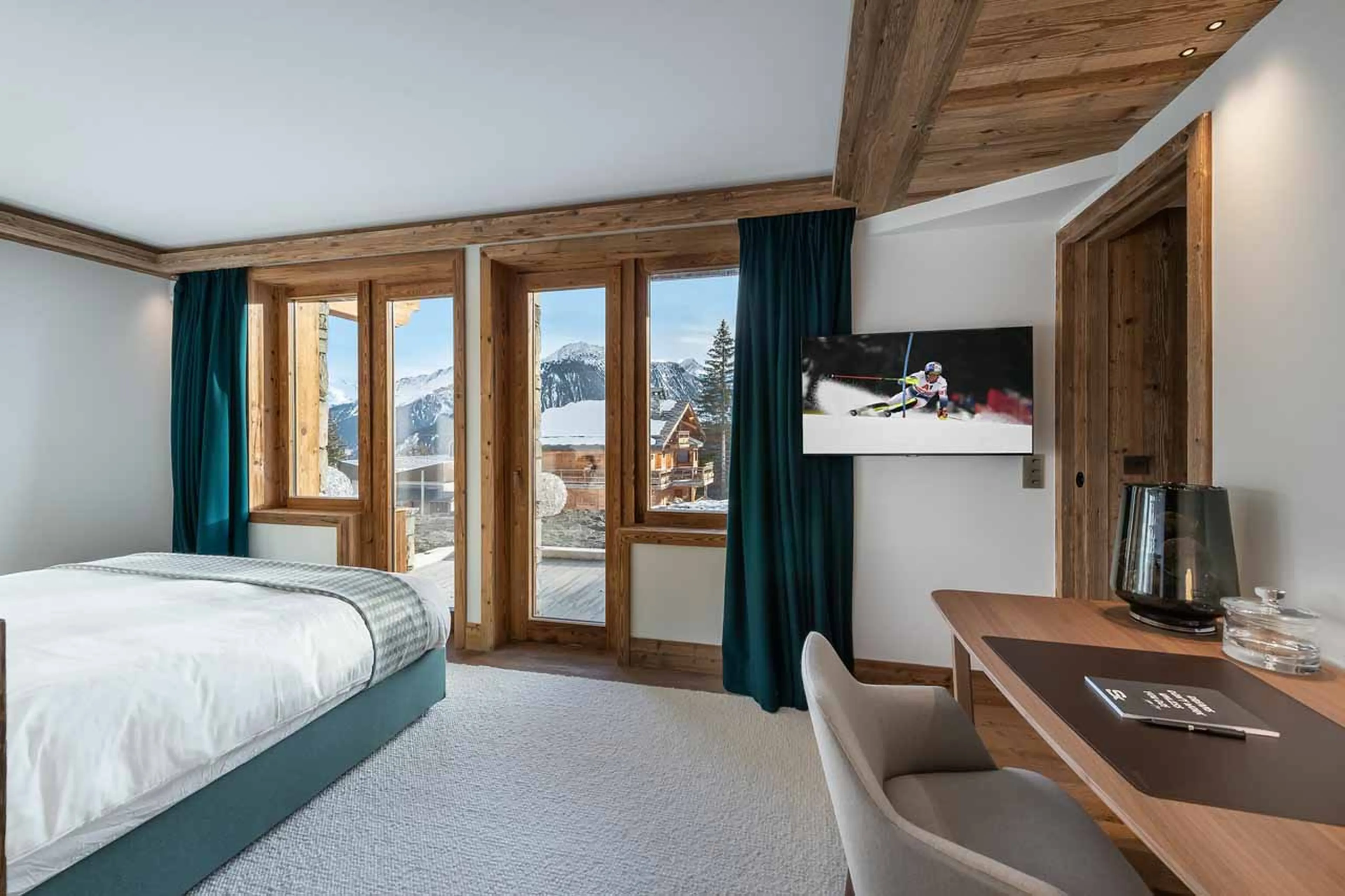 Bedroom seven at Chalet Les Bruxellois in Courchevel 1850