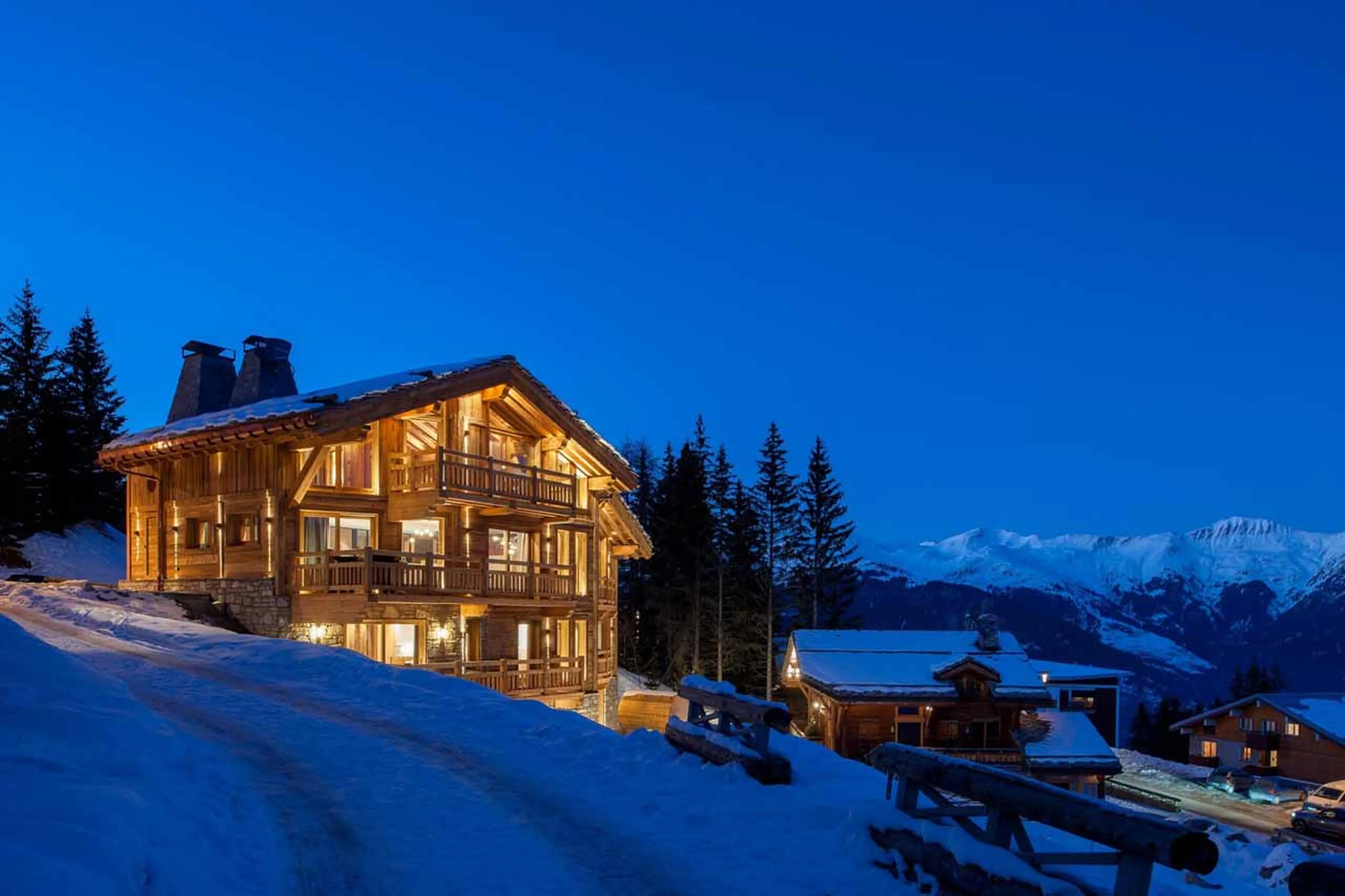 Exterior of Chalet Les Bruxellois in Courchevel 1850