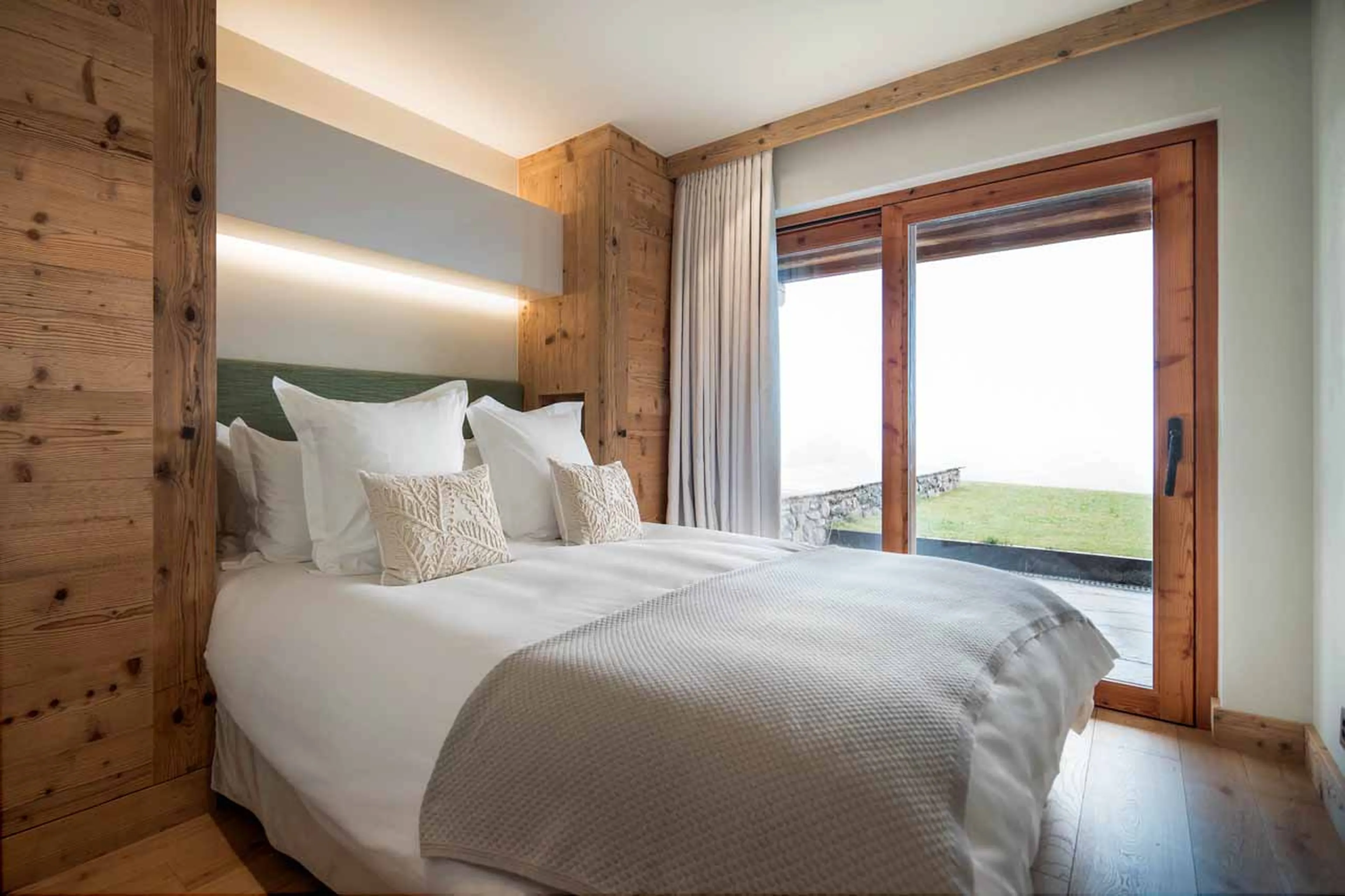 Bedroom three at Chalet Calima in Verbier