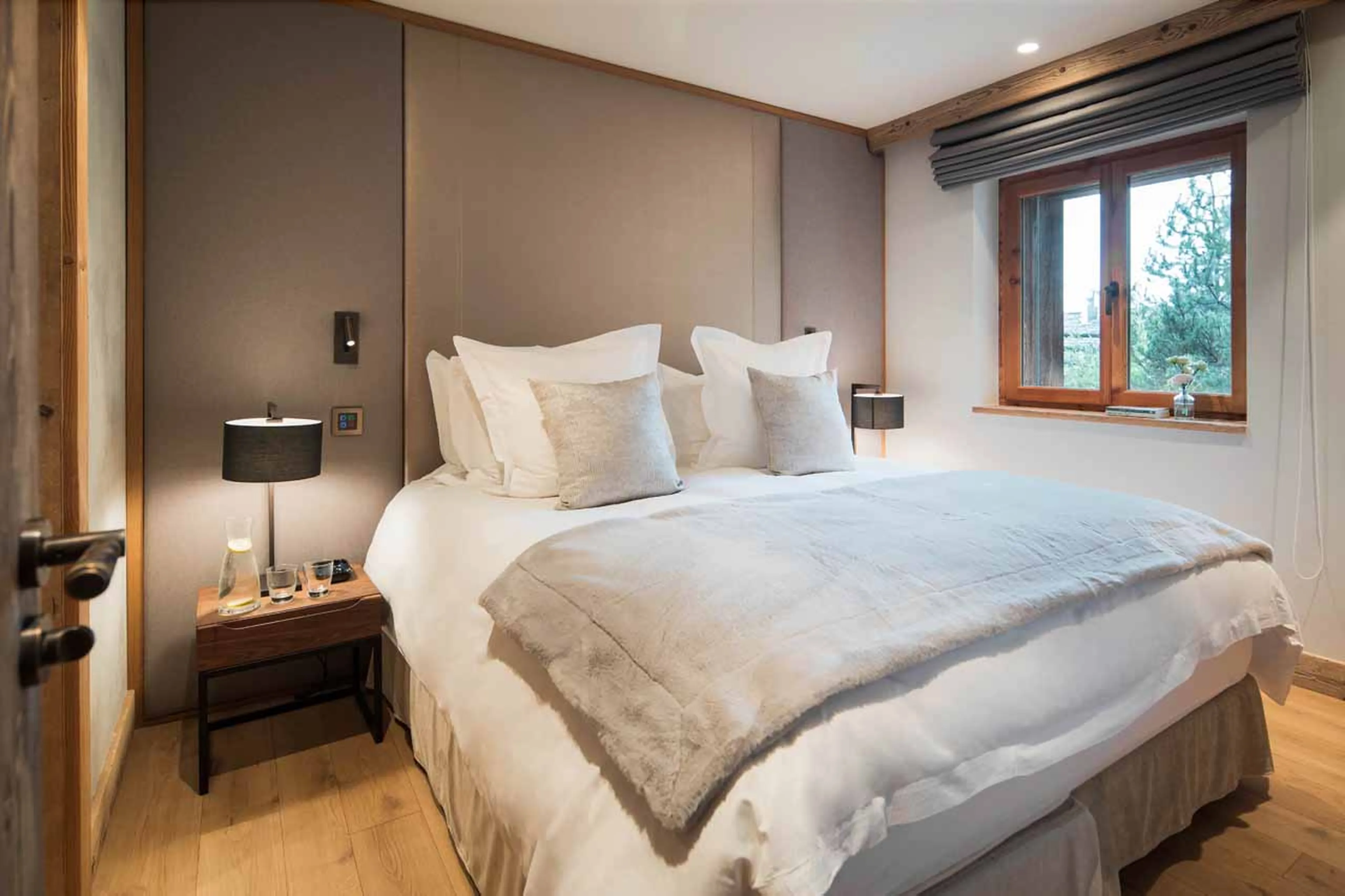 Bedroom four at Chalet Calima in Verbier