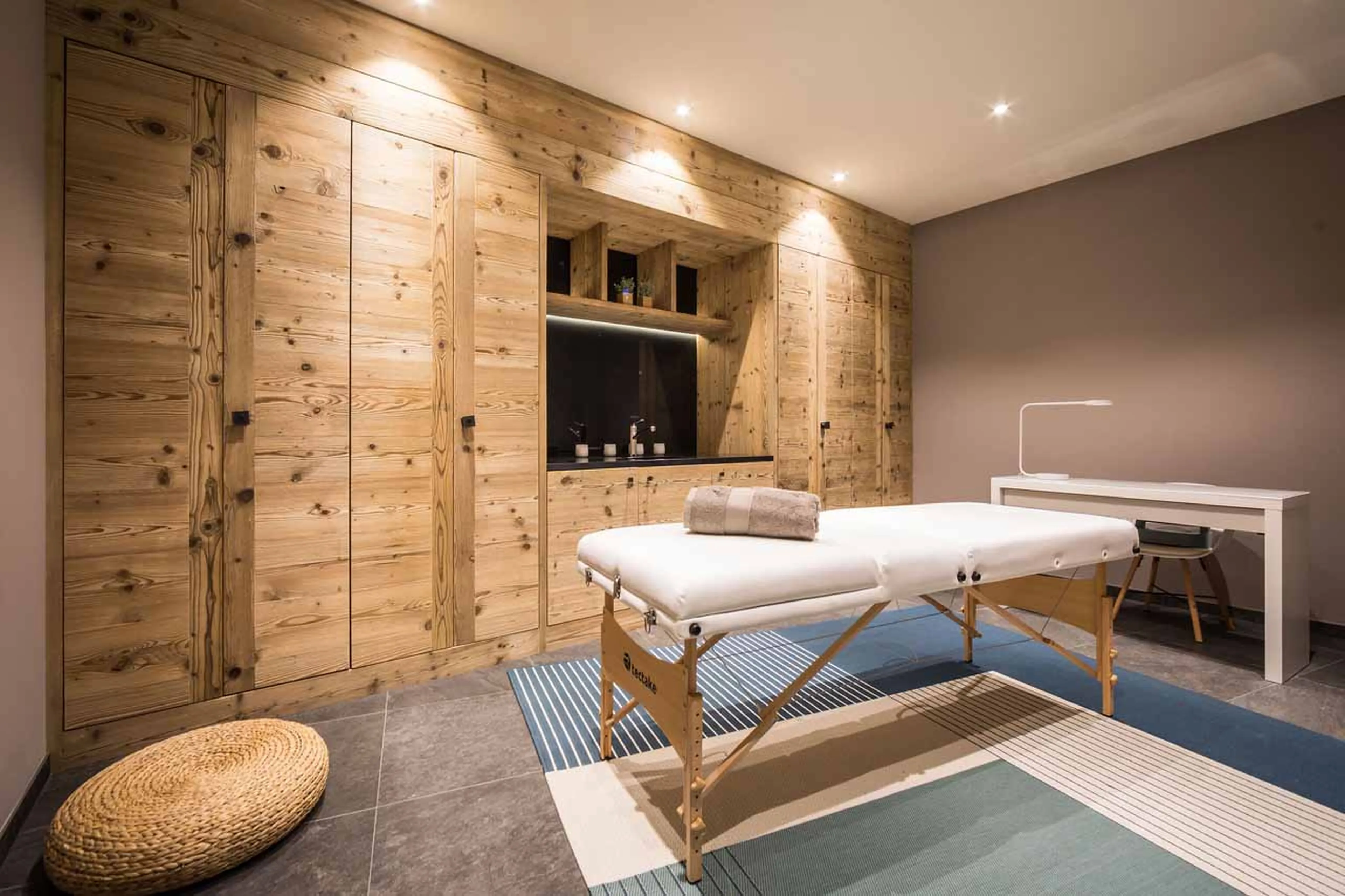 Massage room at Chalet Camila in Verbier