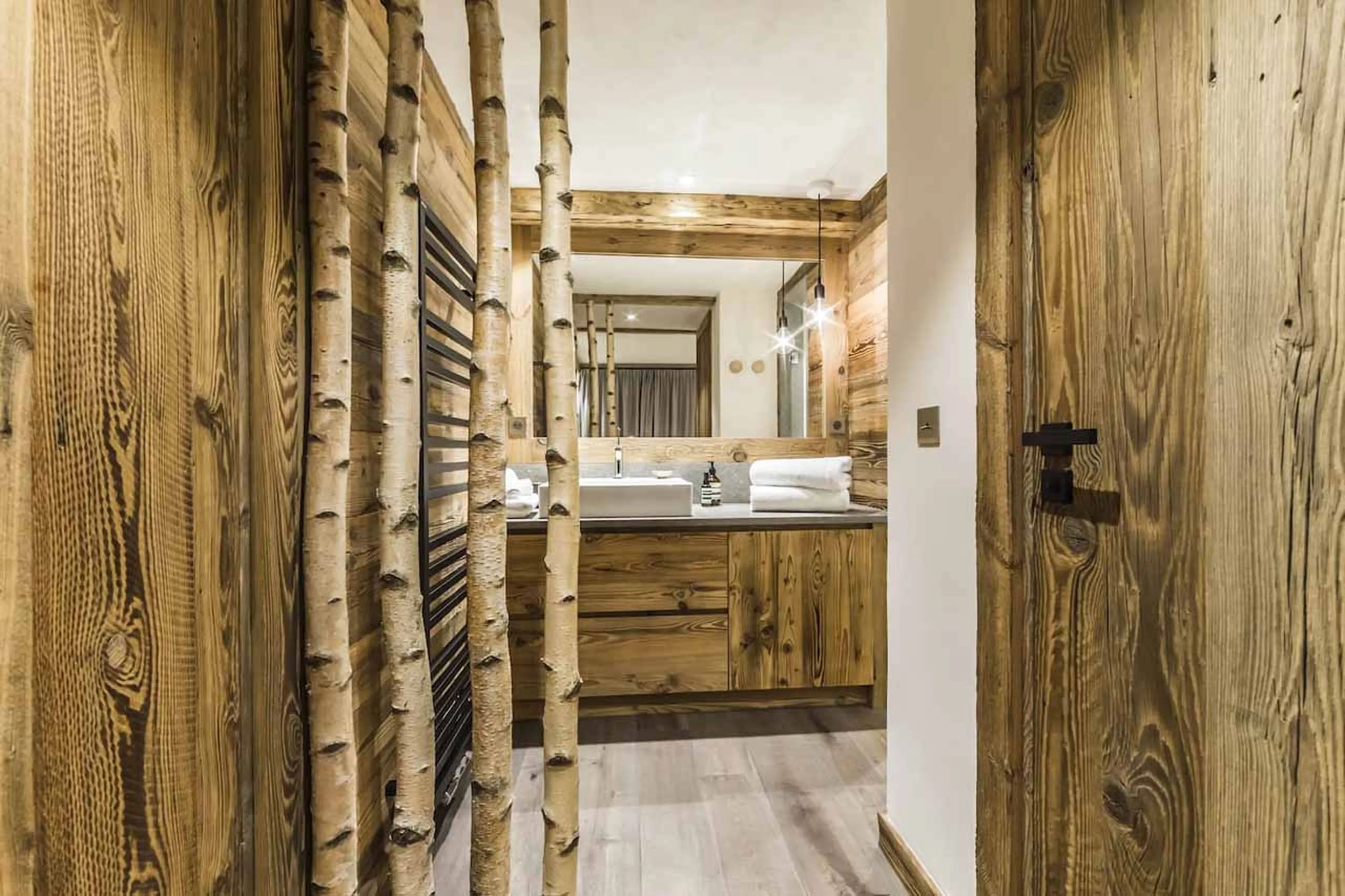 Shower room at Chalet Calistoga in Val d'Isere